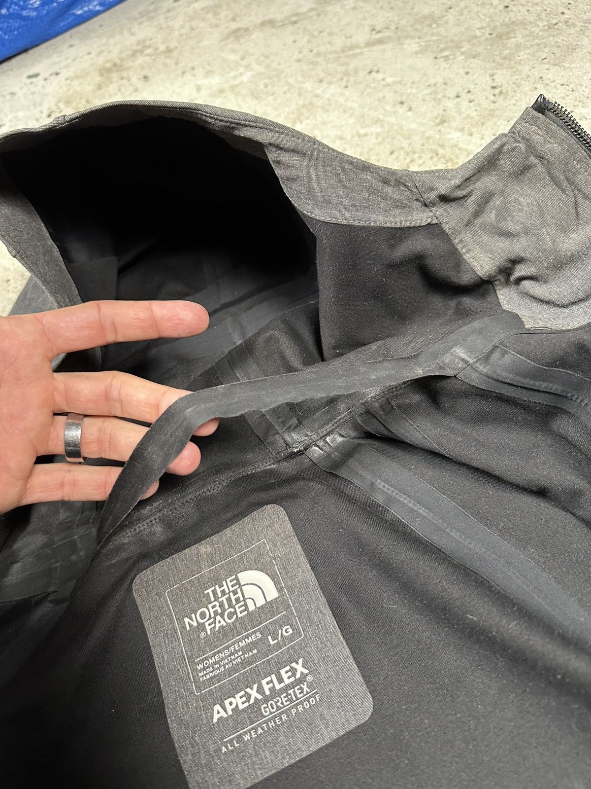 Goretex × The North Face The North Face Apex Flex Gore Tex Hooded Gray Jacket gtr Size L / US 10 / IT 46 - 10 Thumbnail