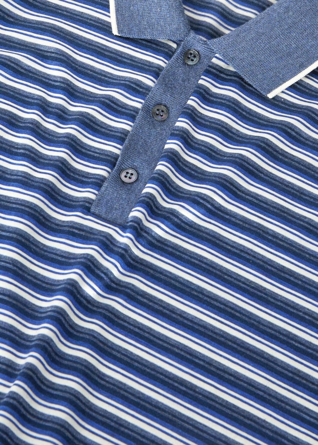 Loro Piana o1w1db10125 FAN8046 Oyashio Polo Shirt in Multicolor Size US L / EU 52-54 / 3 - 7 Thumbnail