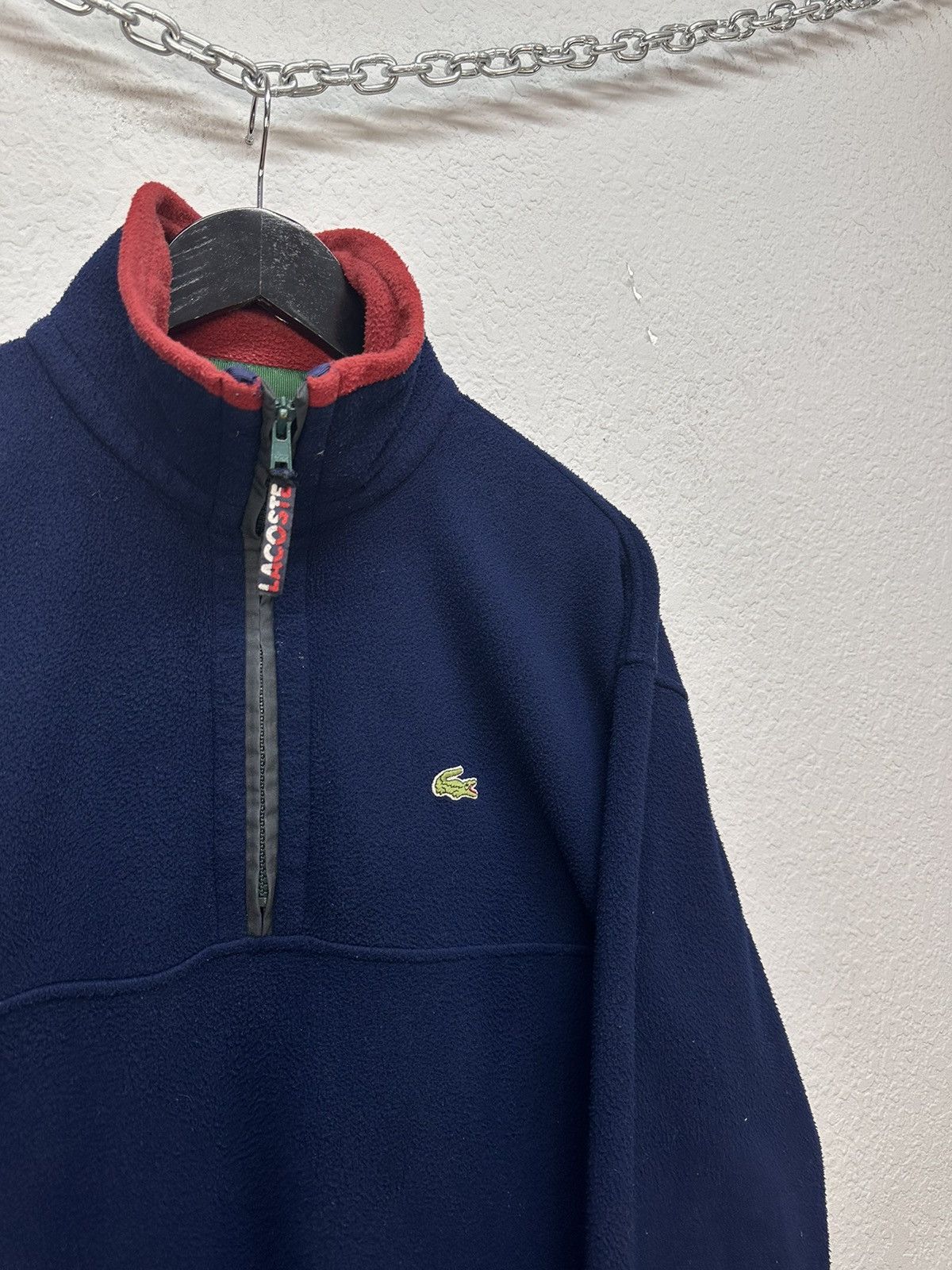 Lacoste Vintage Lacoste 1/3 zip fleece Sweater Y2K streetwear Ralph Size US M / EU 48-50 / 2 - 6 Thumbnail