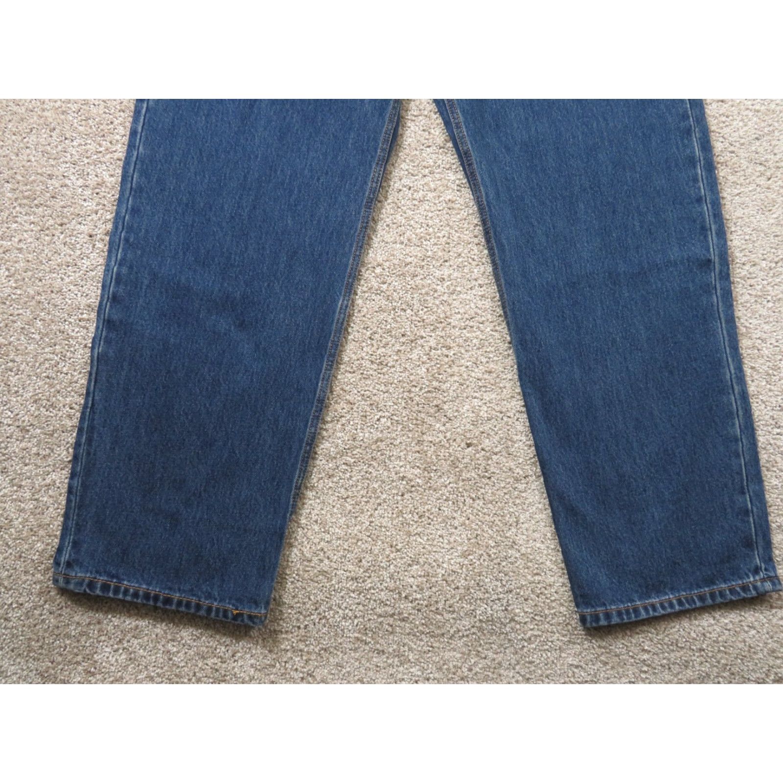 Levi's VINTAGE Levi's 550 Jeans Blue 42X32 Regular Mens Relaxed Straight 5-Pocket Denim Cotton Zip Tapper leg 42 in inseam 32 in 90s/Levi's 500 Series Size US 42 / EU 58 - 2 Thumbnail