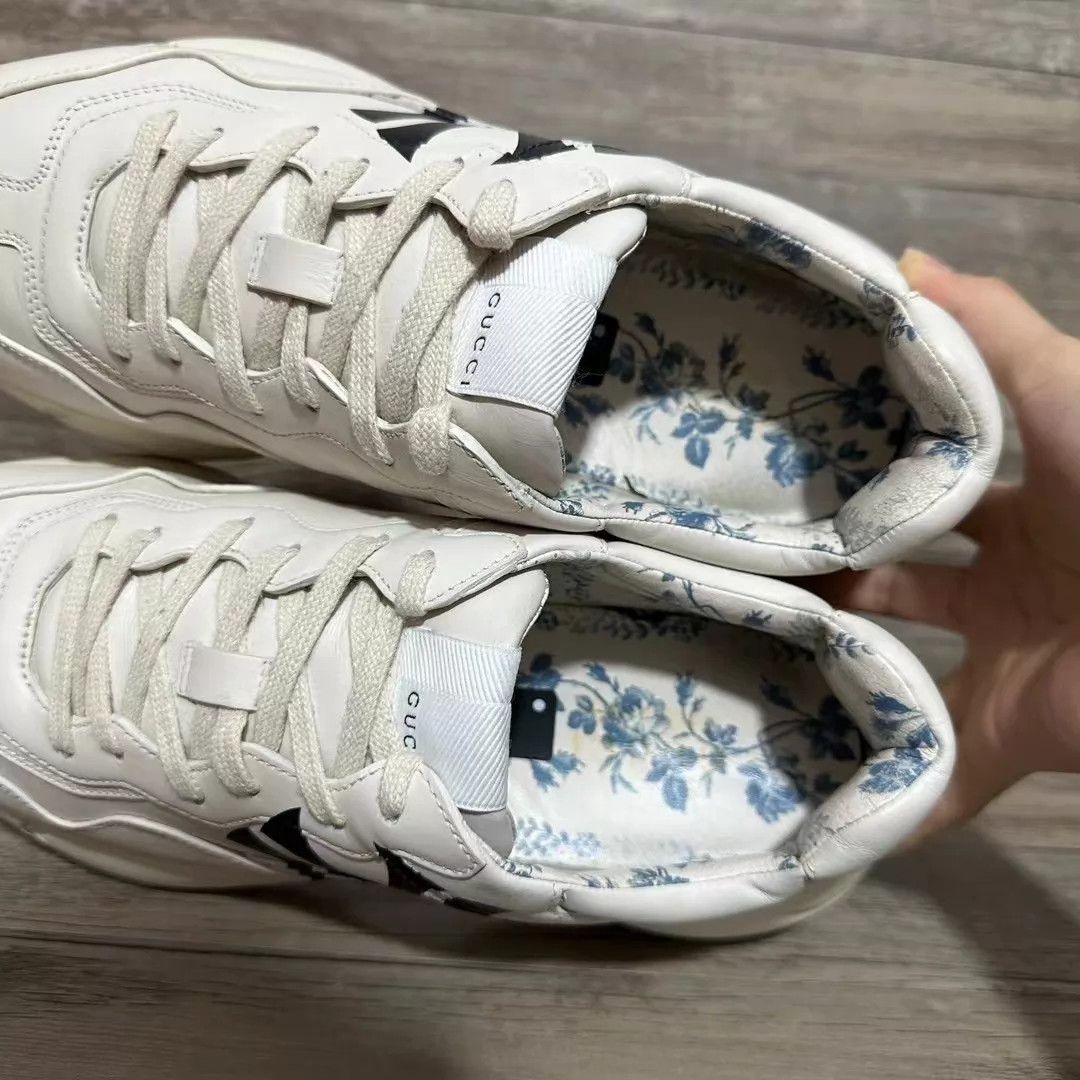 Gucci Gucci Dad Sneaker 43.5 Black White Off-White 95new Size US 10.5 / EU 43-44 - 5 Thumbnail