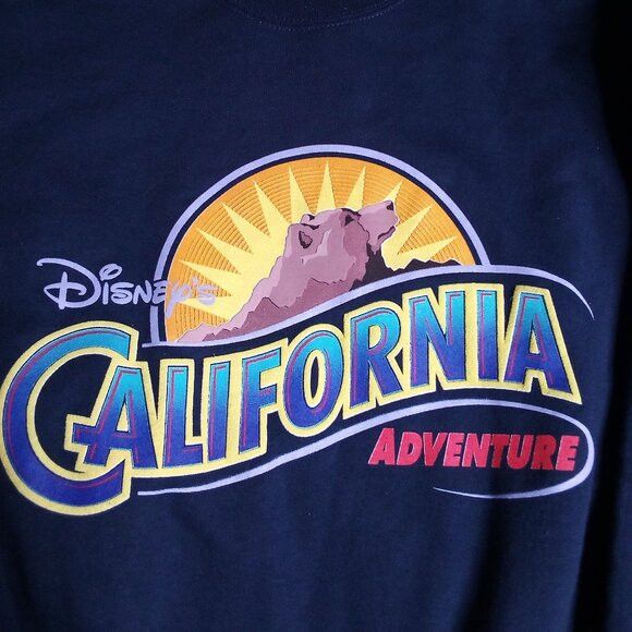 Disney Vintage Y2K Disney California Adventure Crewneck Sweatshirt Size US XL / EU 56 / 4 - 1 Thumbnail