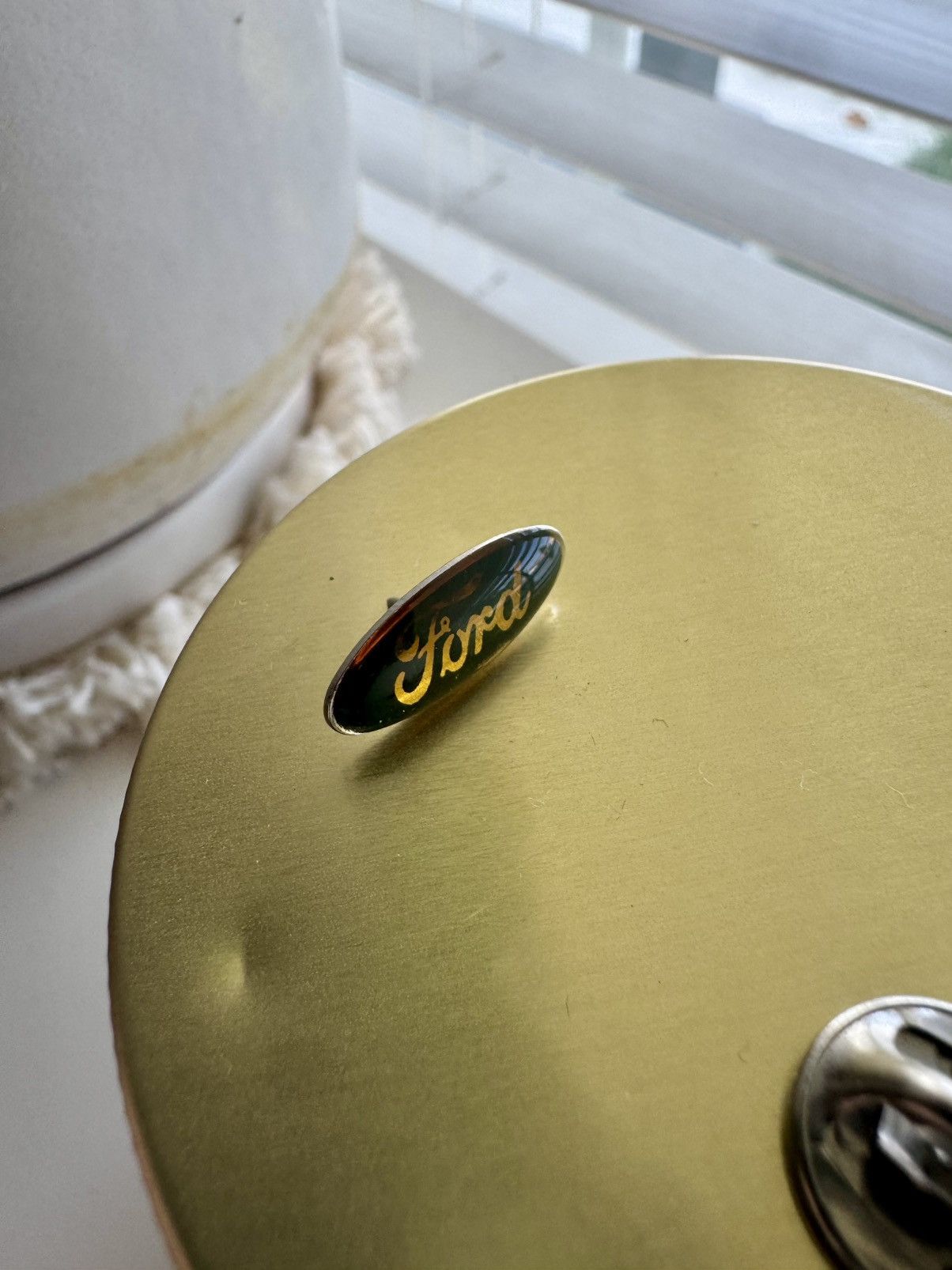 Ford Vintage FORD Logo Push Pin - Dark Green / Gold Size ONE SIZE - 4 Thumbnail