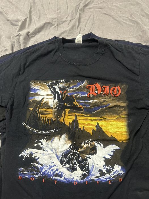 Vintage Vintage DIO Holy Diver tshirt Y2K Big Logo | Grailed