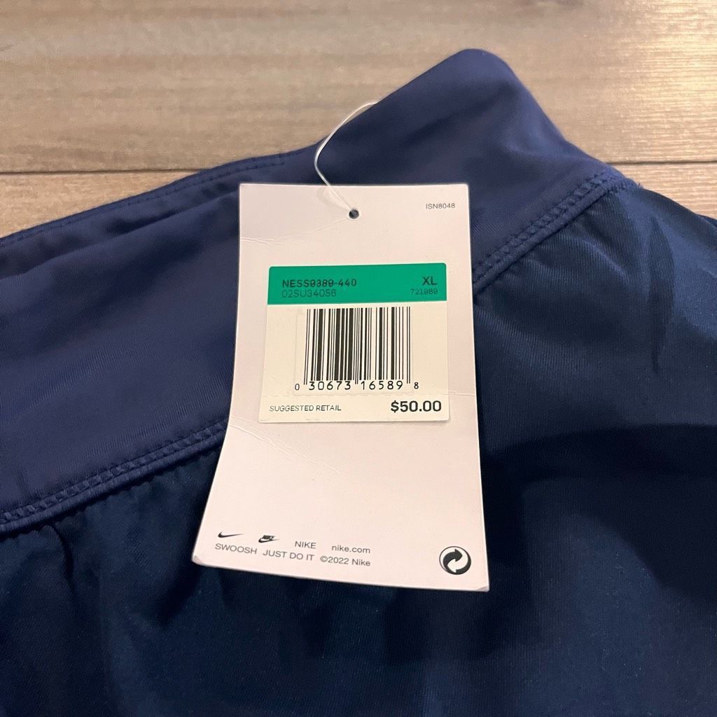 Nike NWT Nike Navy Athletic Shorts Women XL Bin J-40 Size 36" / US 14 / IT 50 - 3 Thumbnail