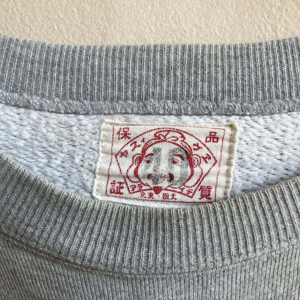 Evisu × Japanese Brand VINTAGE EVISU KANJI SWEATSHIRTS Size US L / EU 52-54 / 3 - 4 Thumbnail