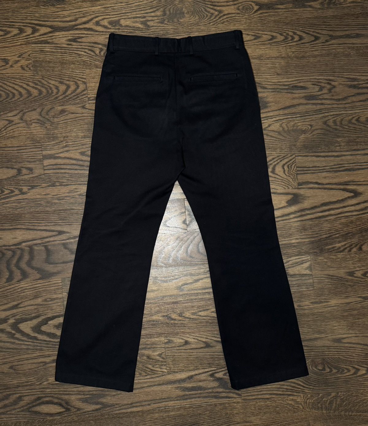 Acne Studios Acne Studios Black Regular Fit Trousers Size US 31 - 5 Thumbnail