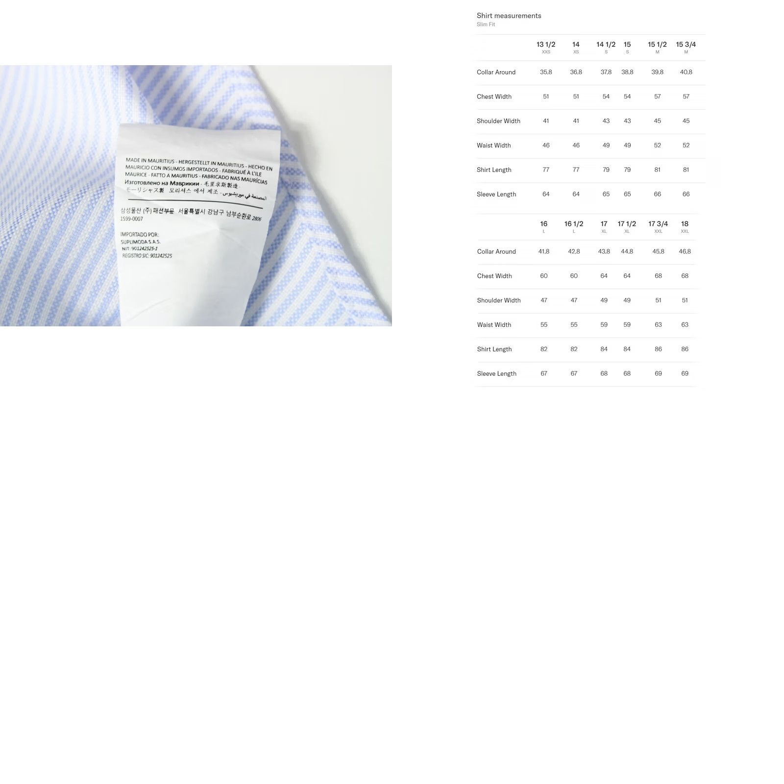 Suitsupply Suitsupply Try On Extra Slim Fit Formal Shirt Men's 41 / 16 Pinstriped Blue Pinstriped Shirt 41/16 Mens Right? Size 42R - 8 Thumbnail