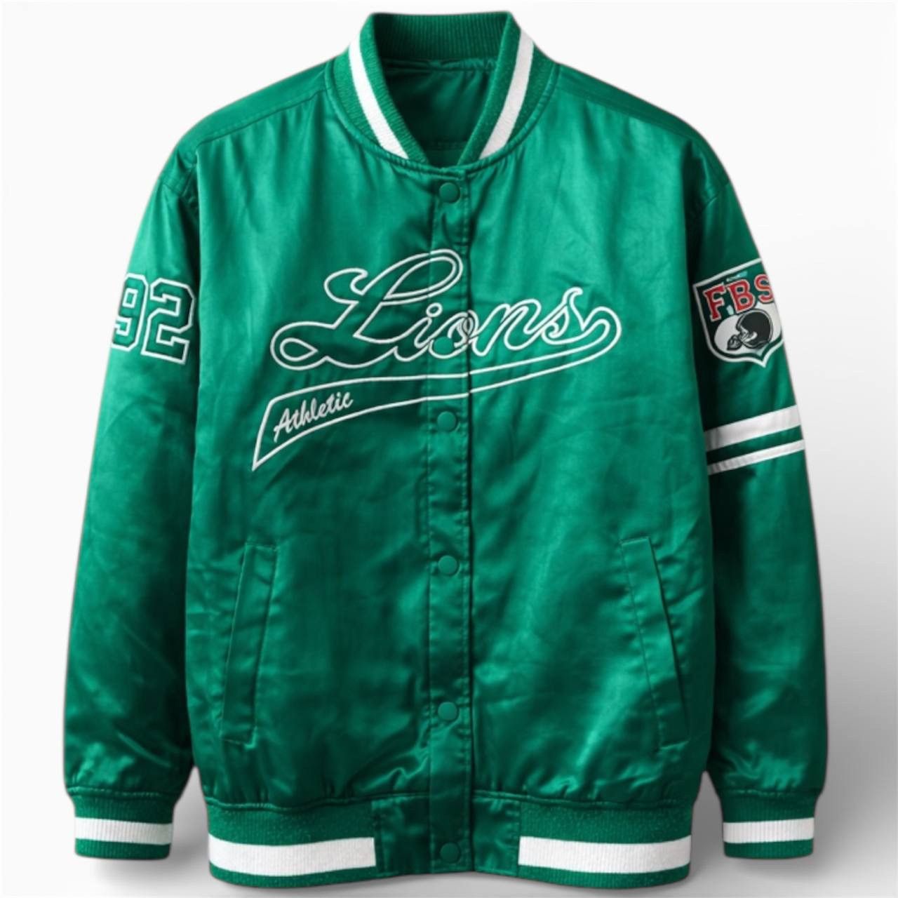 NFL DETROIT LIONS ATHLETIC NFL FBS UNISEX BOMBER JACKET SIZE S Size US S / EU 44-46 / 1 - 1 Thumbnail