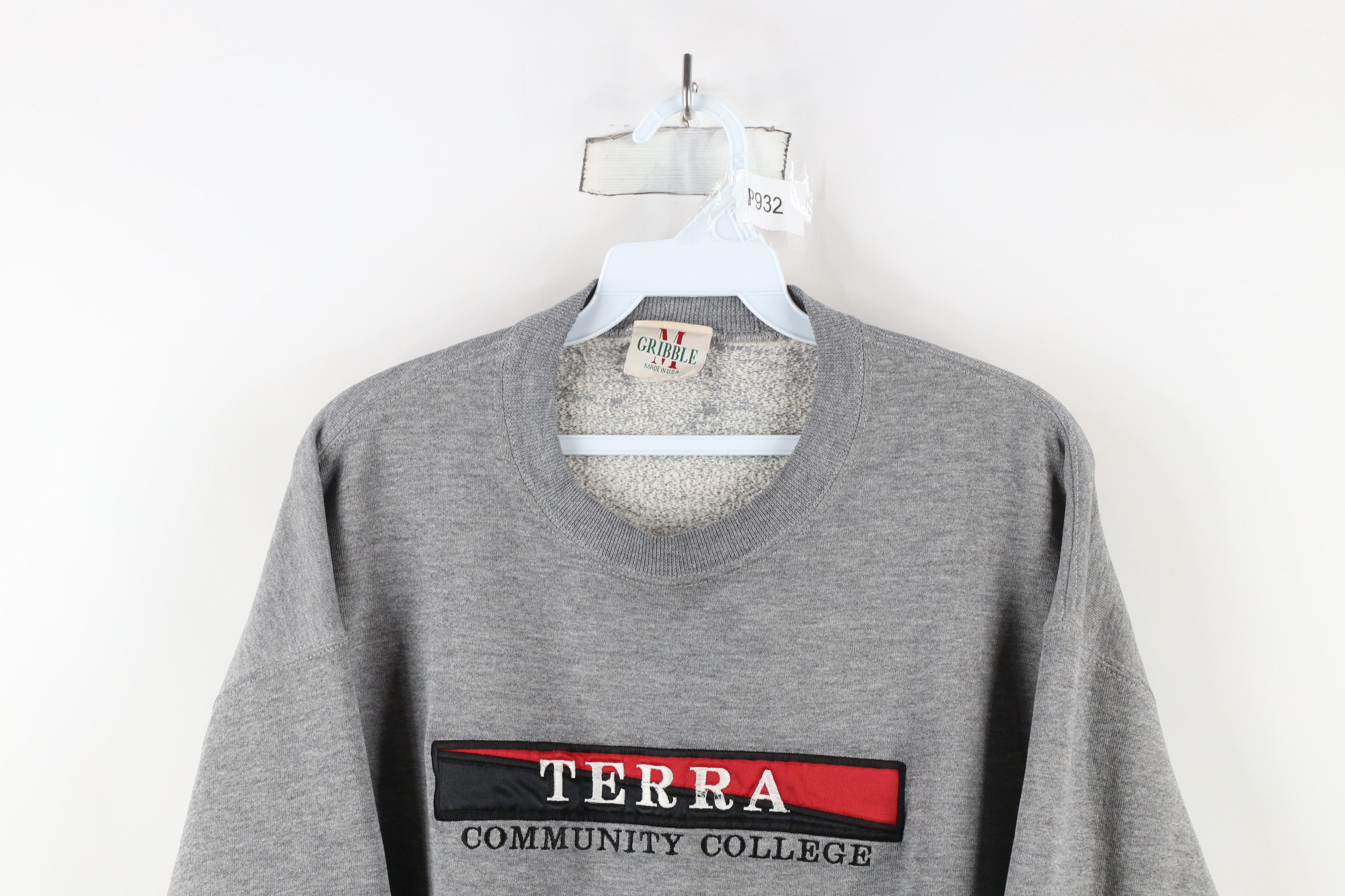 Vintage Vintage 90s Spell Out Terra Community College Sweatshirt USA Size US L / EU 52-54 / 3 - 2 Thumbnail