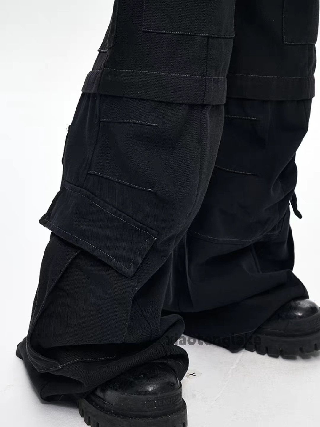 Vintage Unisex outdoor utility loose baggy hiphop flared pants Size US 34 / EU 50 - 10 Thumbnail