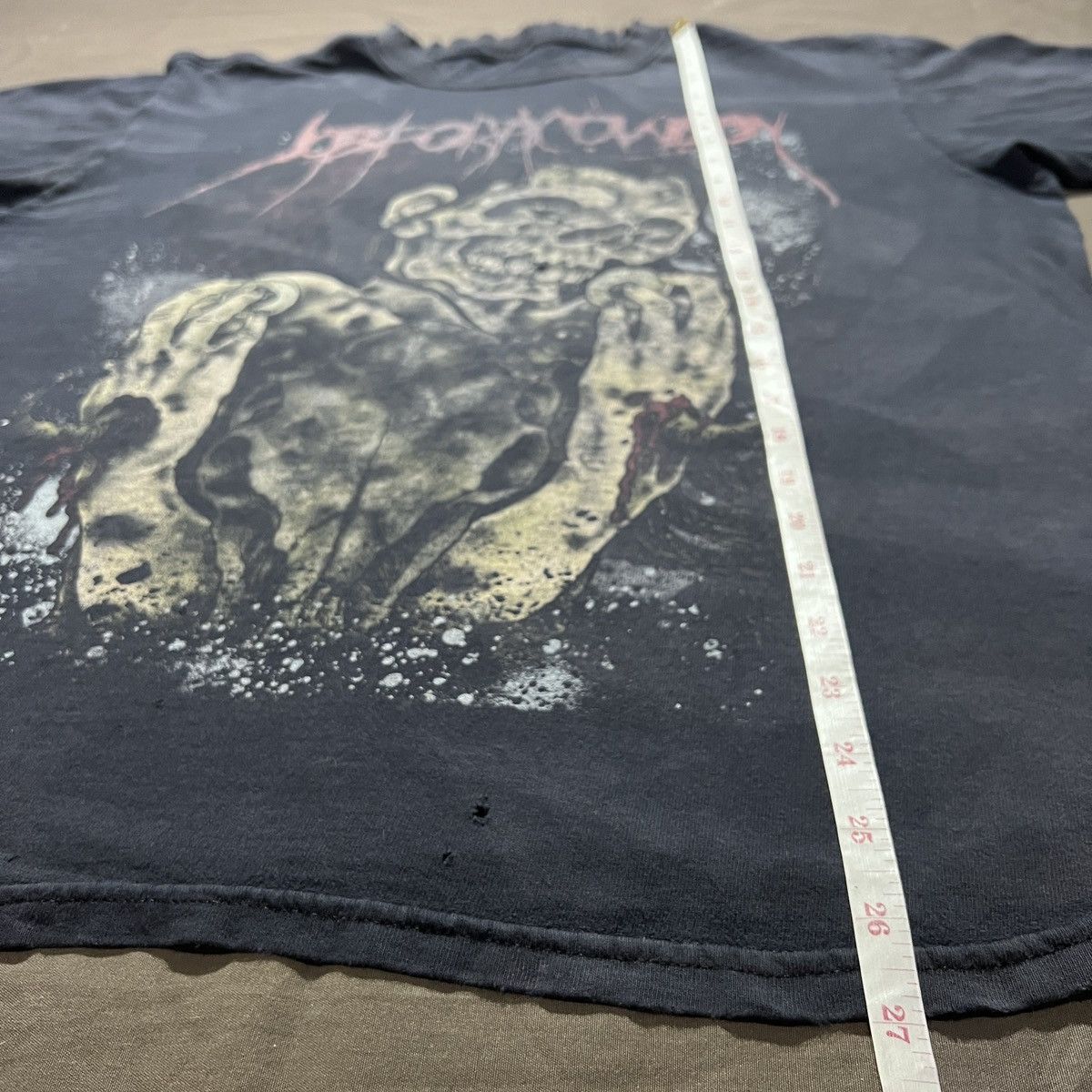 Vintage Y2K Job for a Cowboy Death metal Distressed Thrashed Faded Size US XL / EU 56 / 4 - 23 Thumbnail