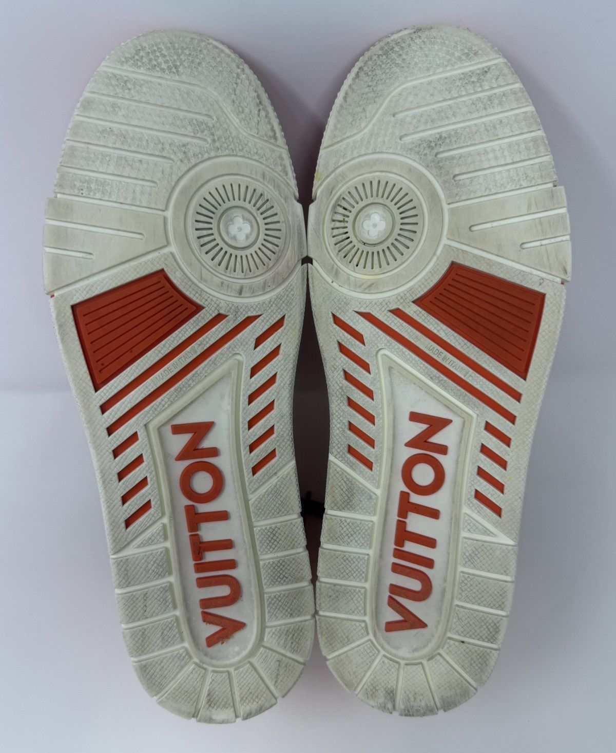 Louis Vuitton Louis Vuitton Trainer Sneaker Orange Size US 10.5 / EU 43-44 - 6 Thumbnail
