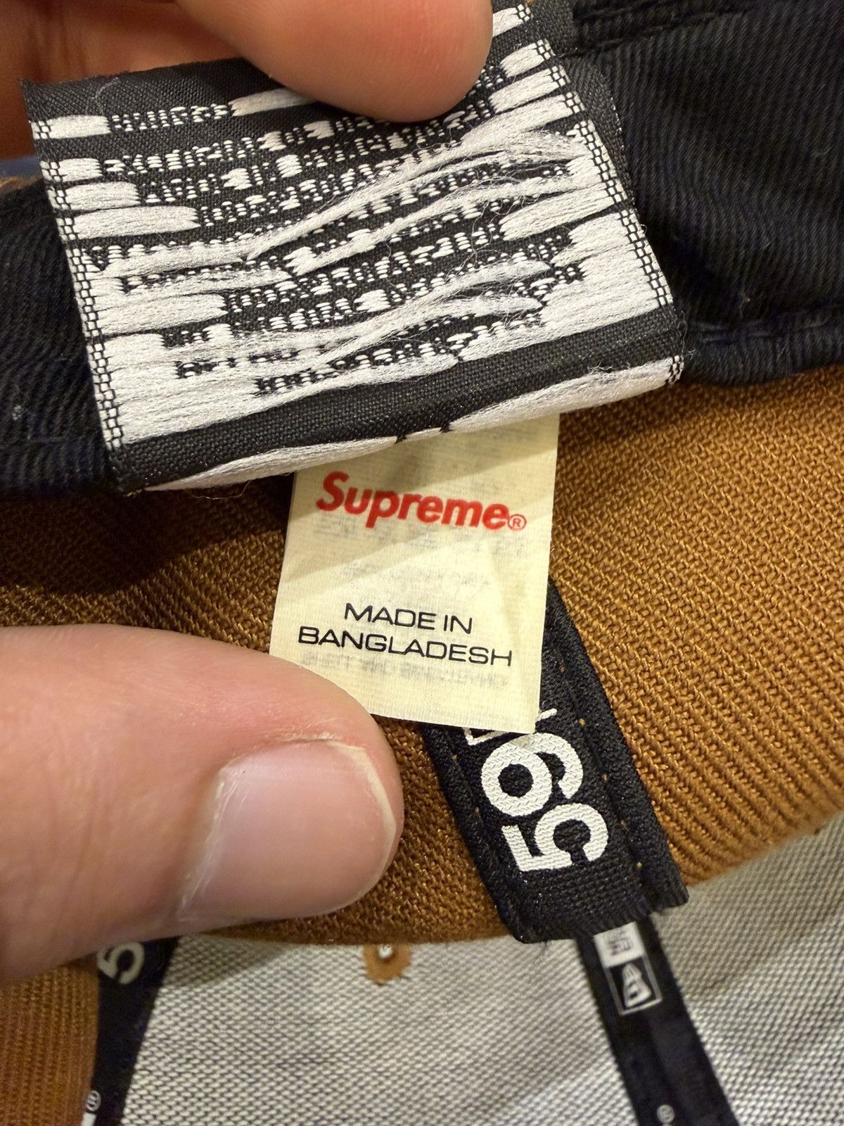 New Era × Supreme New Era x Supreme FW22 Money Box Logo Fitted Cap - Brown Size ONE SIZE - 5 Thumbnail