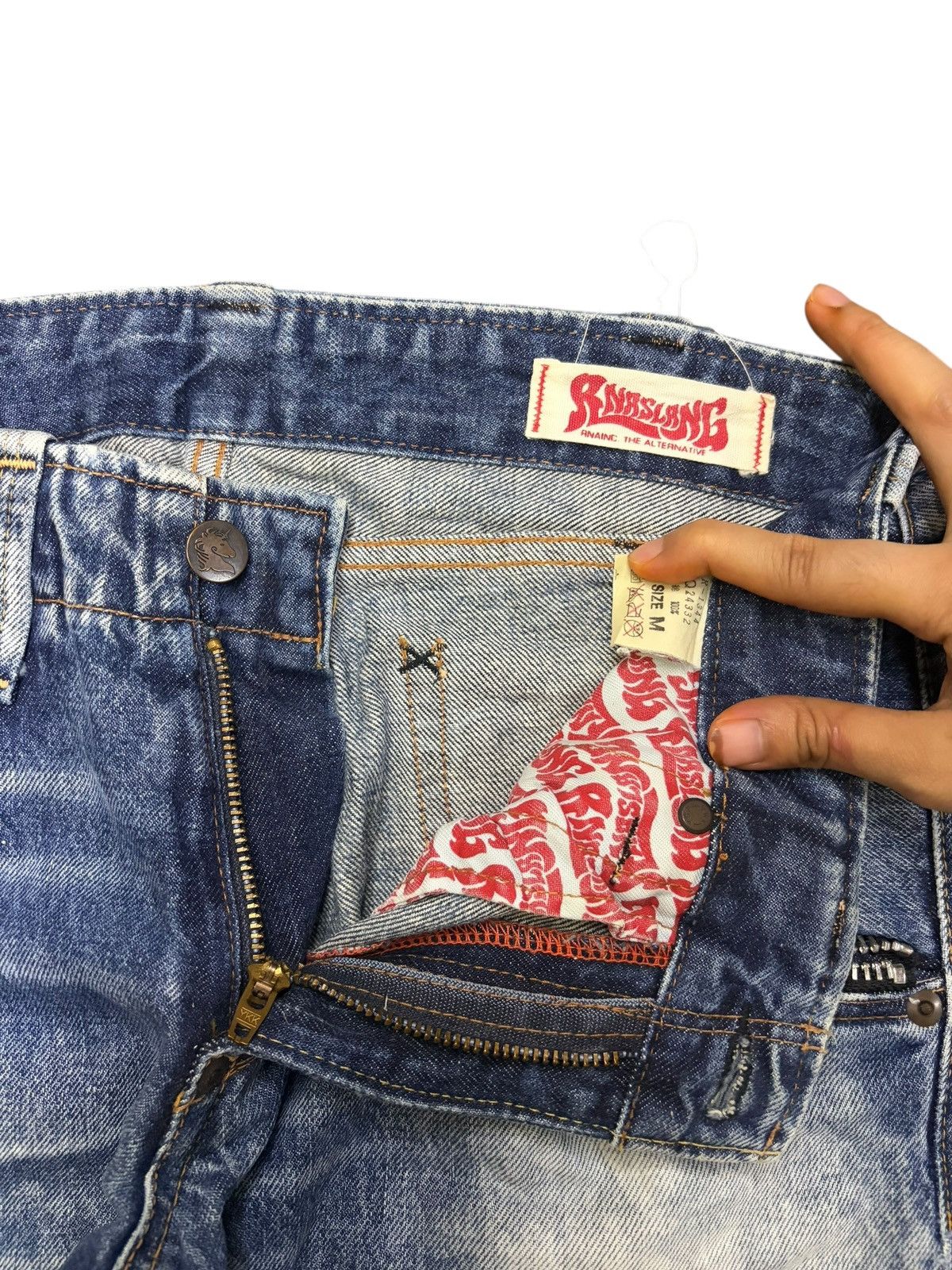 Dsquared2 Vintage Japanese Rna Faded Wash Distressed Jeans Size 31" - 5 Thumbnail