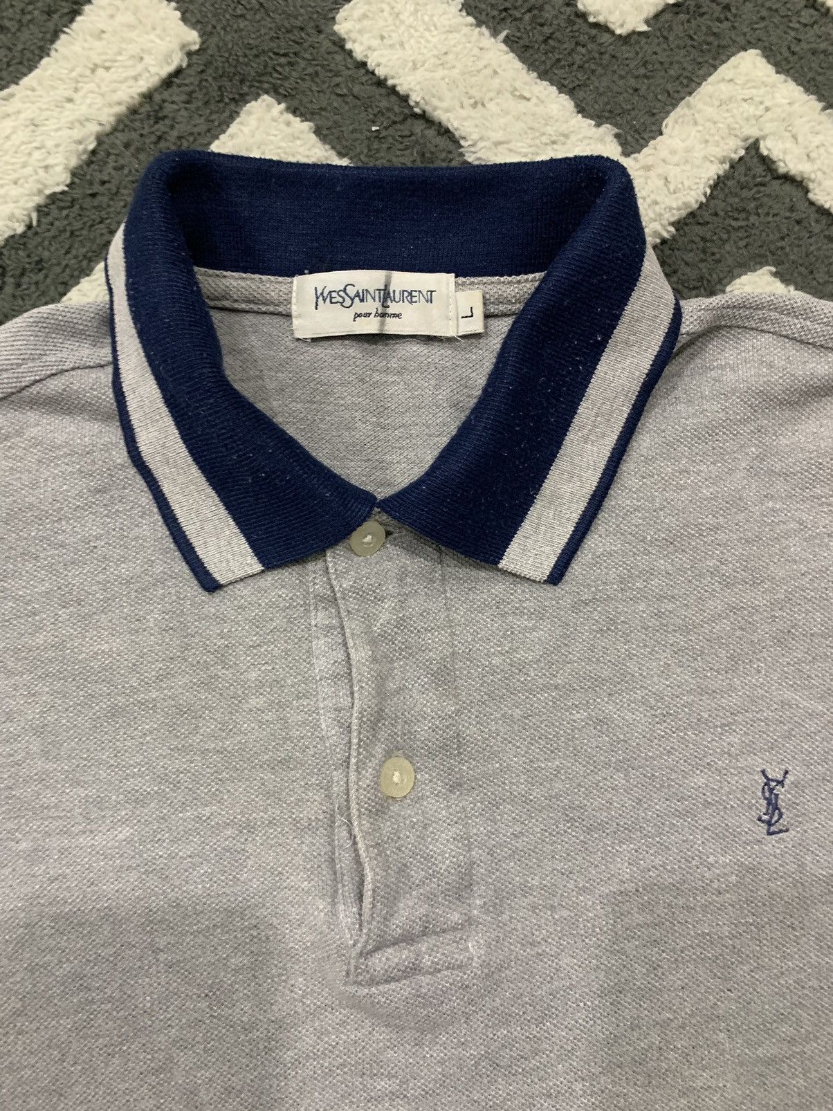 Yves Saint Laurent VINTAGE POLO YVES SAINT LAURENT POLO SHIRT Size US L / EU 52-54 / 3 - 2 Thumbnail