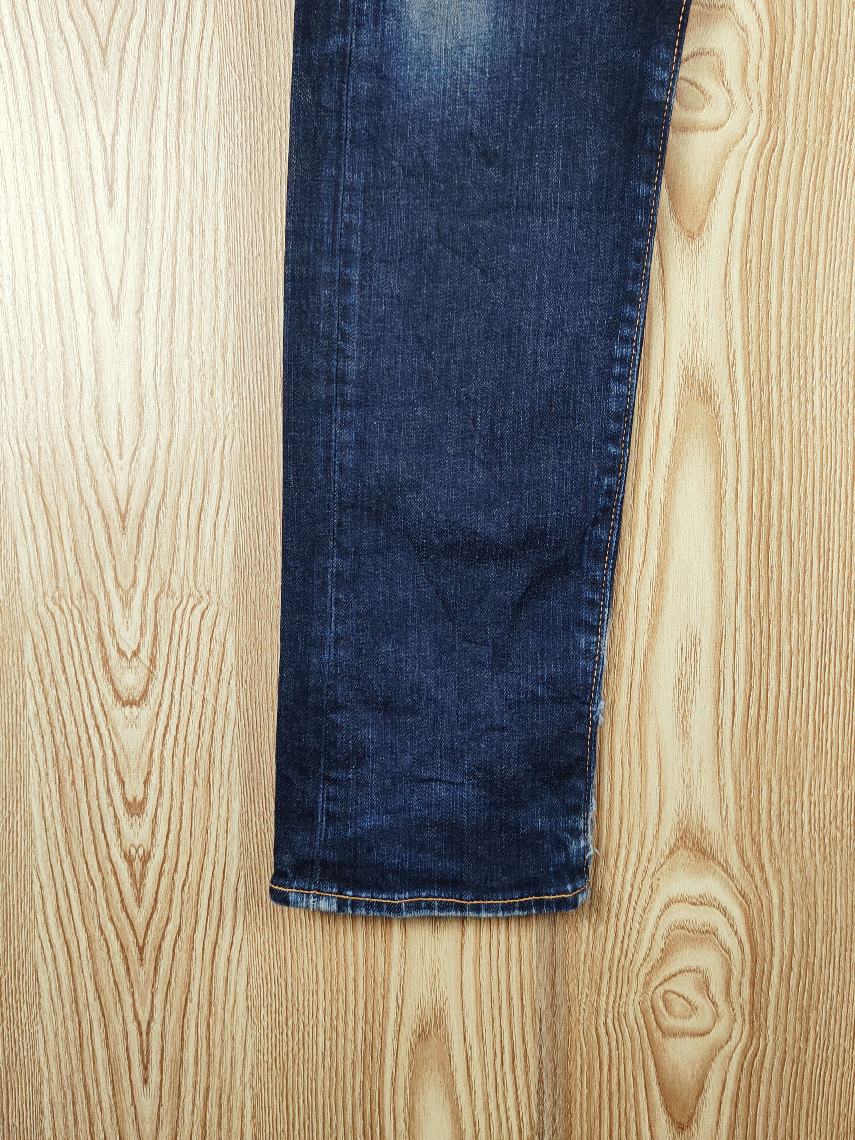 Levi's 510 Levi's Dark Blue Distressed Ripped Skinny Jeans #S2711 Size US 31 - 4 Thumbnail