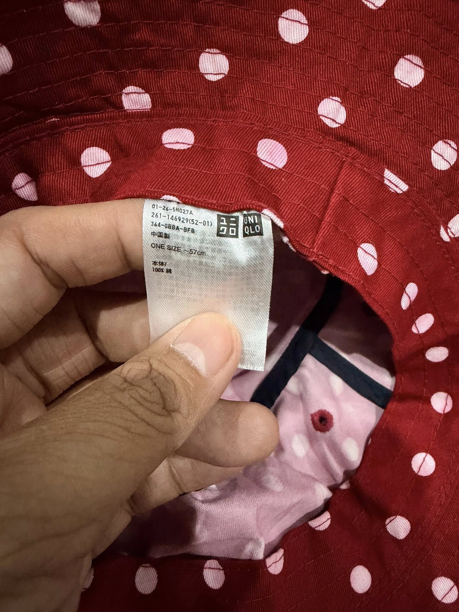 Uniqlo uniqlo polka dot bucket hat 57 cm Size ONE SIZE - 5 Thumbnail
