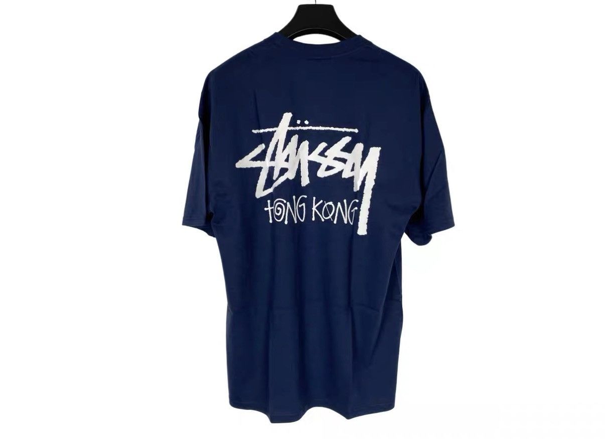 Stussy Stüssy Hong Kong Limited Blue Print Short Sleeve J31 Size US L / EU 52-54 / 3 - 2 Thumbnail