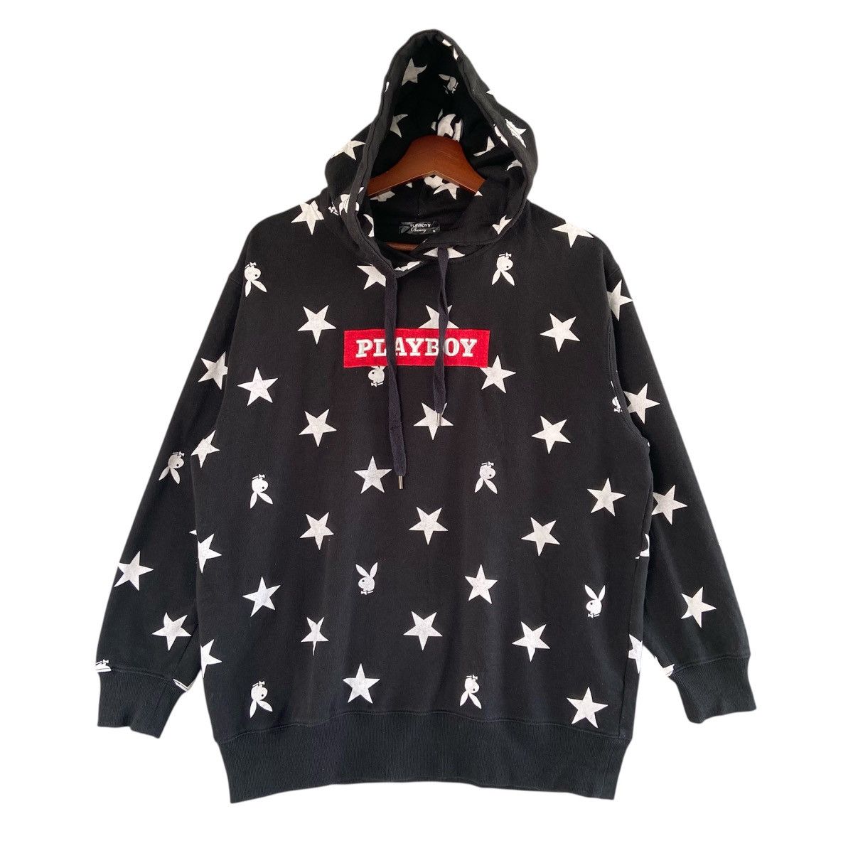 Playboy Vintage Playboy Box Logo AOP Hoodie Sweatshirt Size US M / EU 48-50 / 2 - 1 Thumbnail