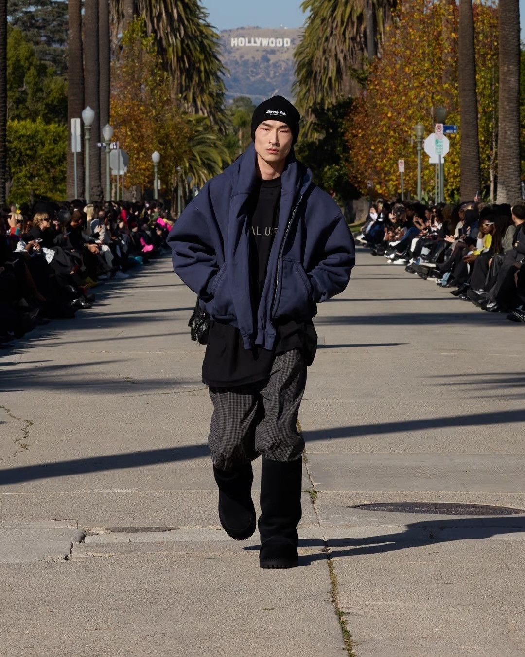Balenciaga BALENCIAGA 2024 Fall Incognito Zip-Up Sweat Parka Hoodie Size US XS / EU 42 / 0 - 3 Thumbnail