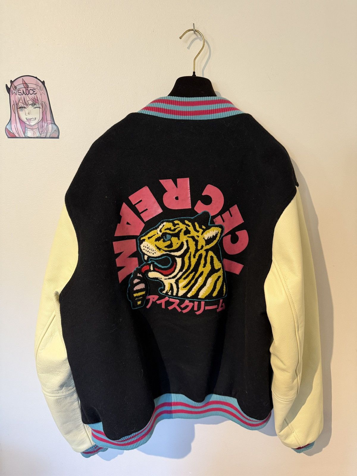 Icecream Icecream Tiger Varsity Letterman Jacket Size US XXL / EU 58 / 5 - 2 Thumbnail