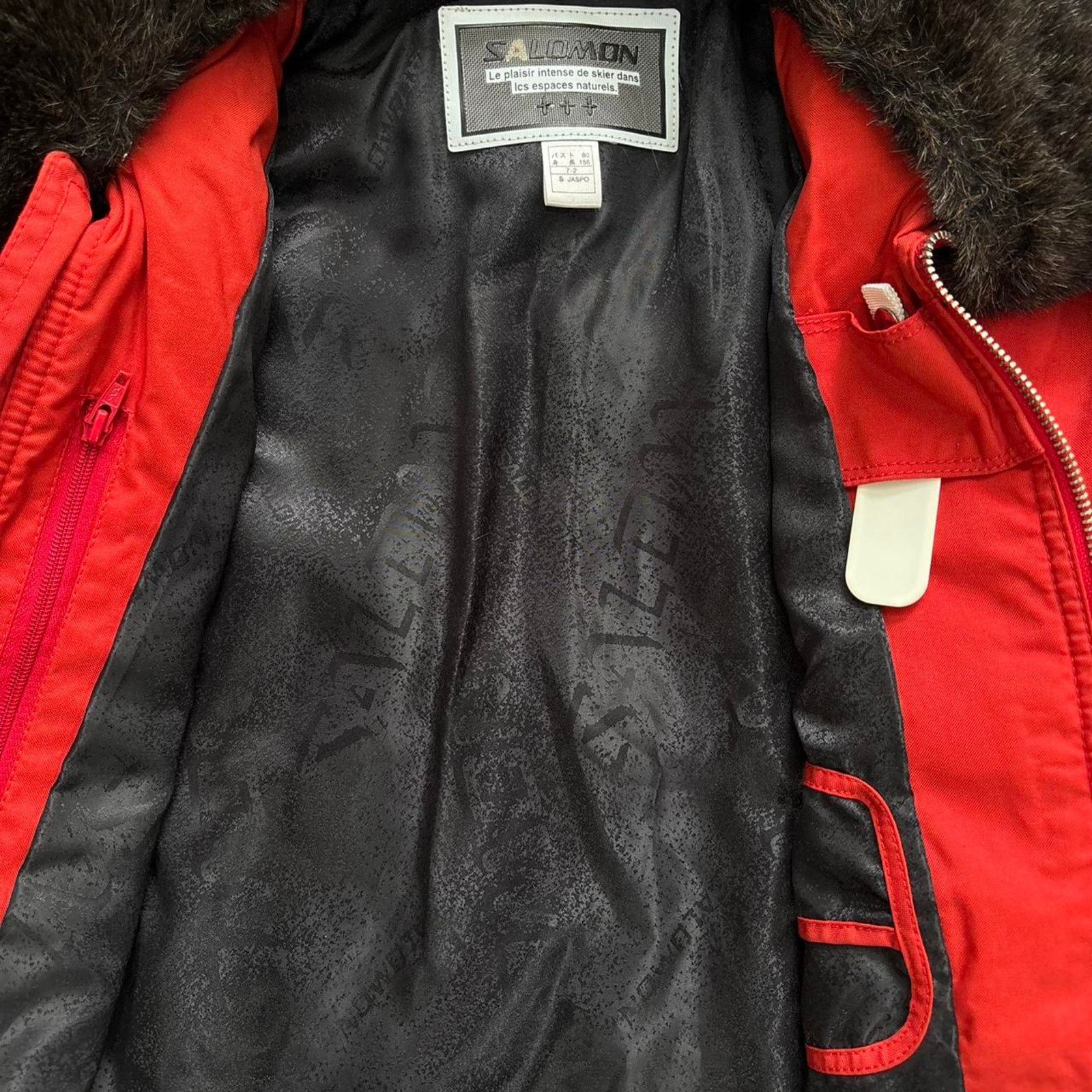 Salomon × Vintage Vintage 90s Salomon Ski Jacket. Top Squad Fur Collar. Small. Size US S / EU 44-46 / 1 - 3 Thumbnail