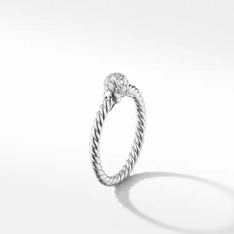 David Yurman o1s1wg111025 R13646D /Size 7 / Solari Station Ring in Silver Size ONE SIZE - 2 Thumbnail
