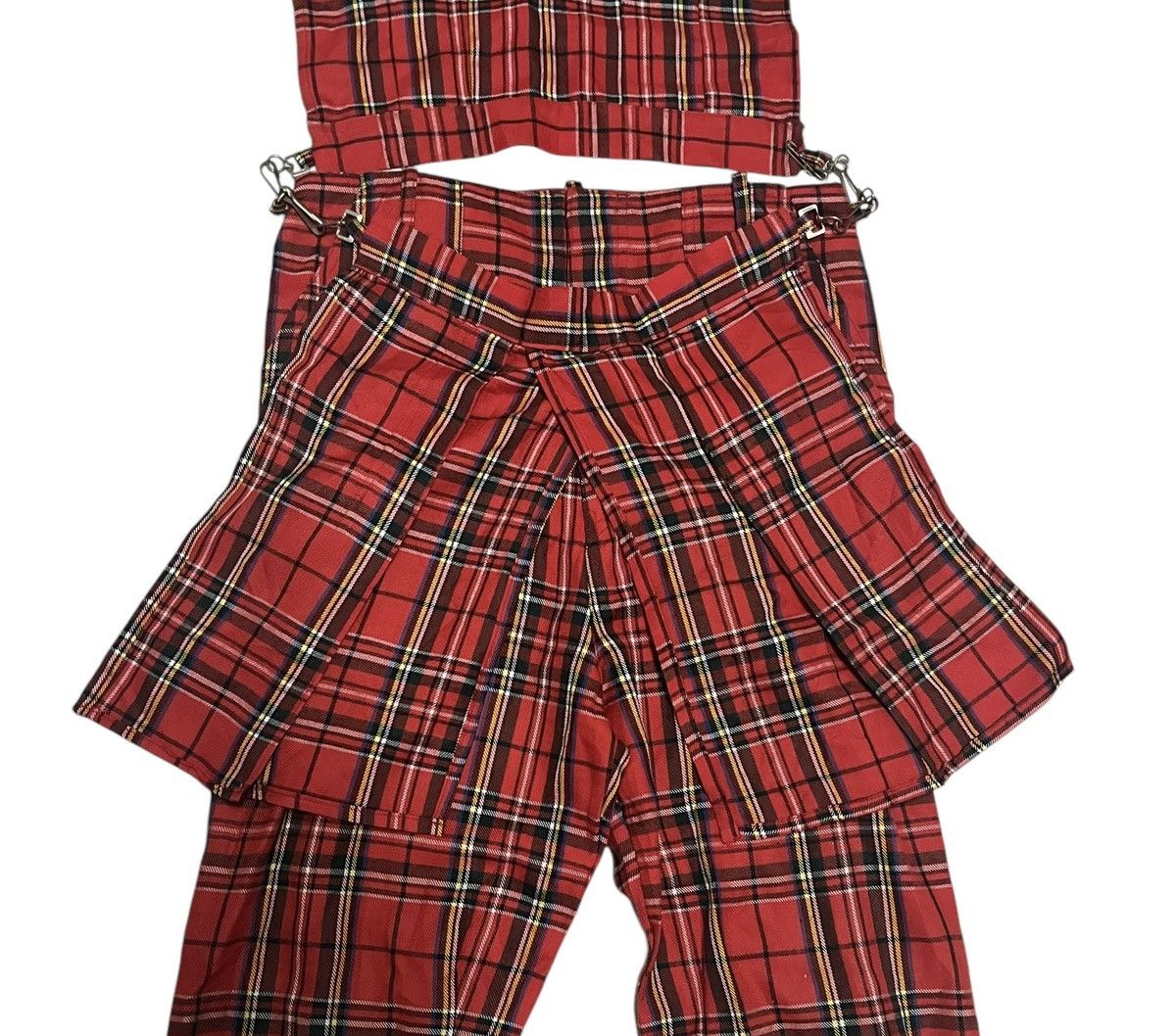 Japanese Brand 🔥Tartan Bondage Punk Checkered Seditionaries Pants Size US 30 / EU 46 - 10 Thumbnail