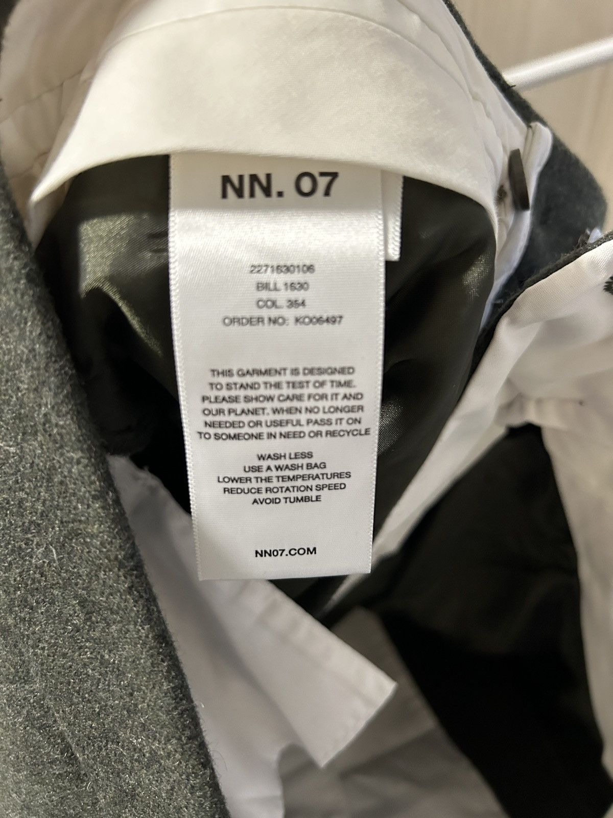 NN07 × Vintage Nn07 Pleated Wool Trousers Size US 32 / EU 48 - 8 Thumbnail