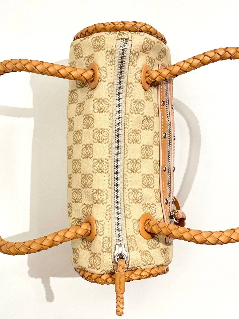 LOEWE Anagram Logo Monogram Baguette Shoulder Hand Bag