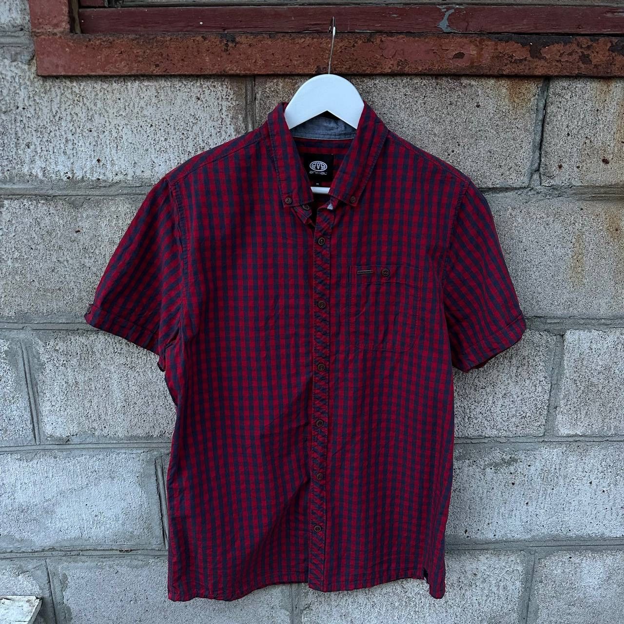 Santa Cruz Skateboards VTG Animal Checkered Shirt Button Up Size M 00s UsA Size US M / EU 48-50 / 2 - 1 Thumbnail
