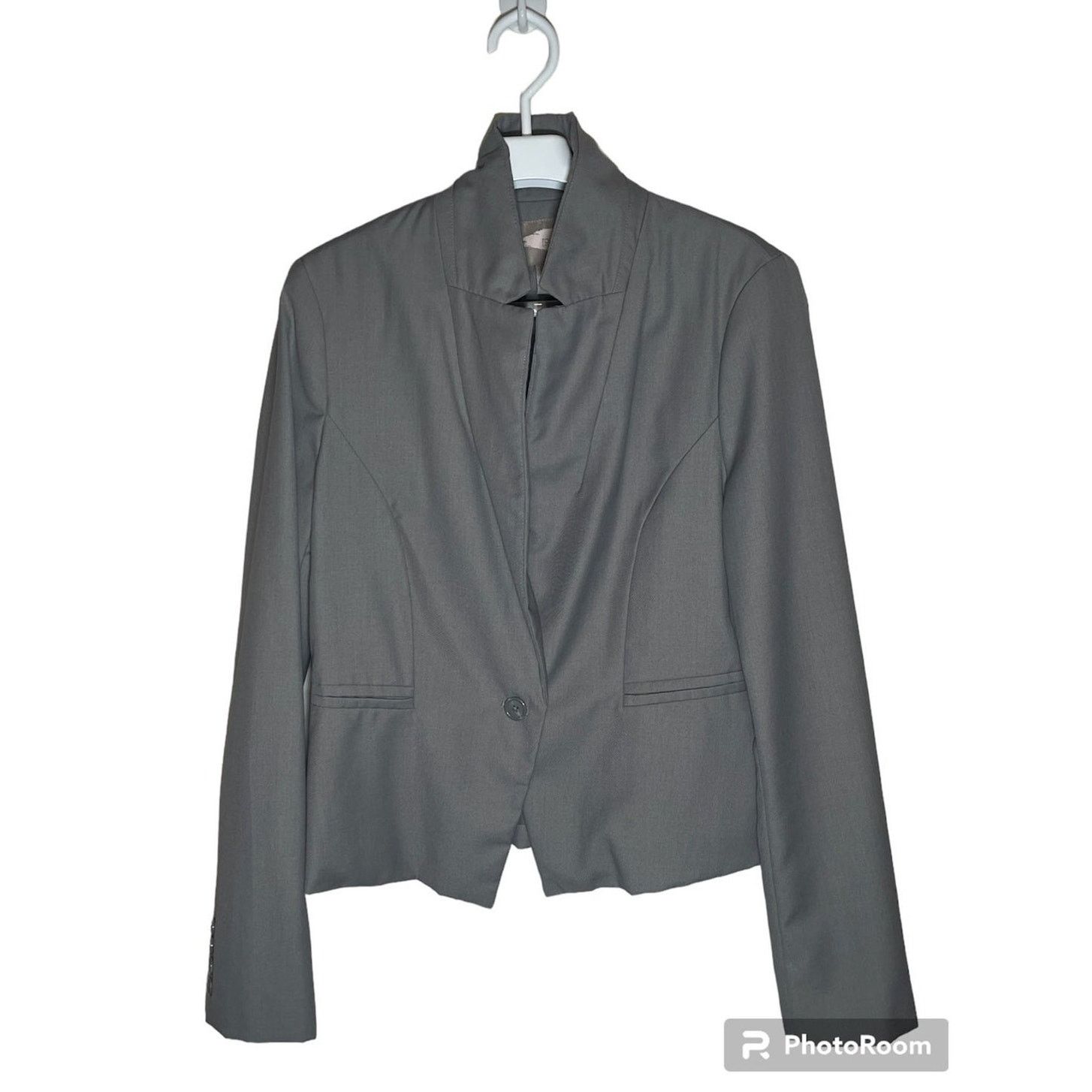 Forever 21 Forever21 Gray Open Front Blazer Women’s Size L NWOT Size L / US 10 / IT 46 - 2 Thumbnail