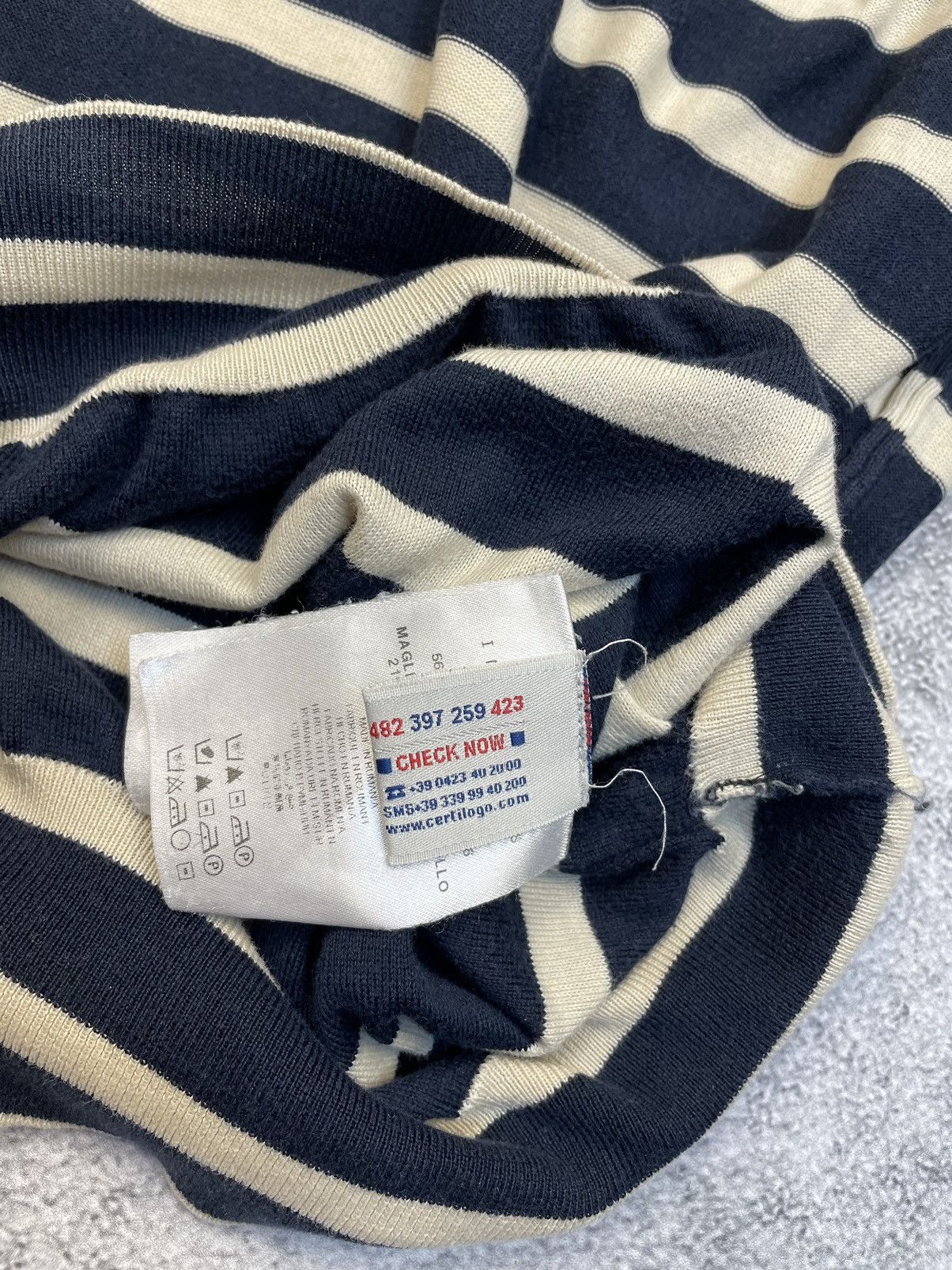 Moncler Moncler striped sweatshirt Jumper Maglione Tricot Girocollo Size US XL / EU 56 / 4 - 8 Thumbnail