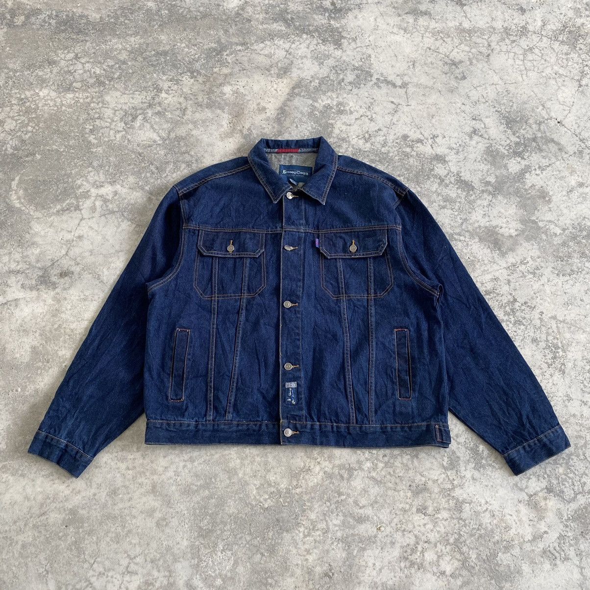 Snoop Dogg Vintage Snoop Dogg Jeans SDC Embroidered Trucker Jacket Size US XL / EU 56 / 4 - 9 Thumbnail