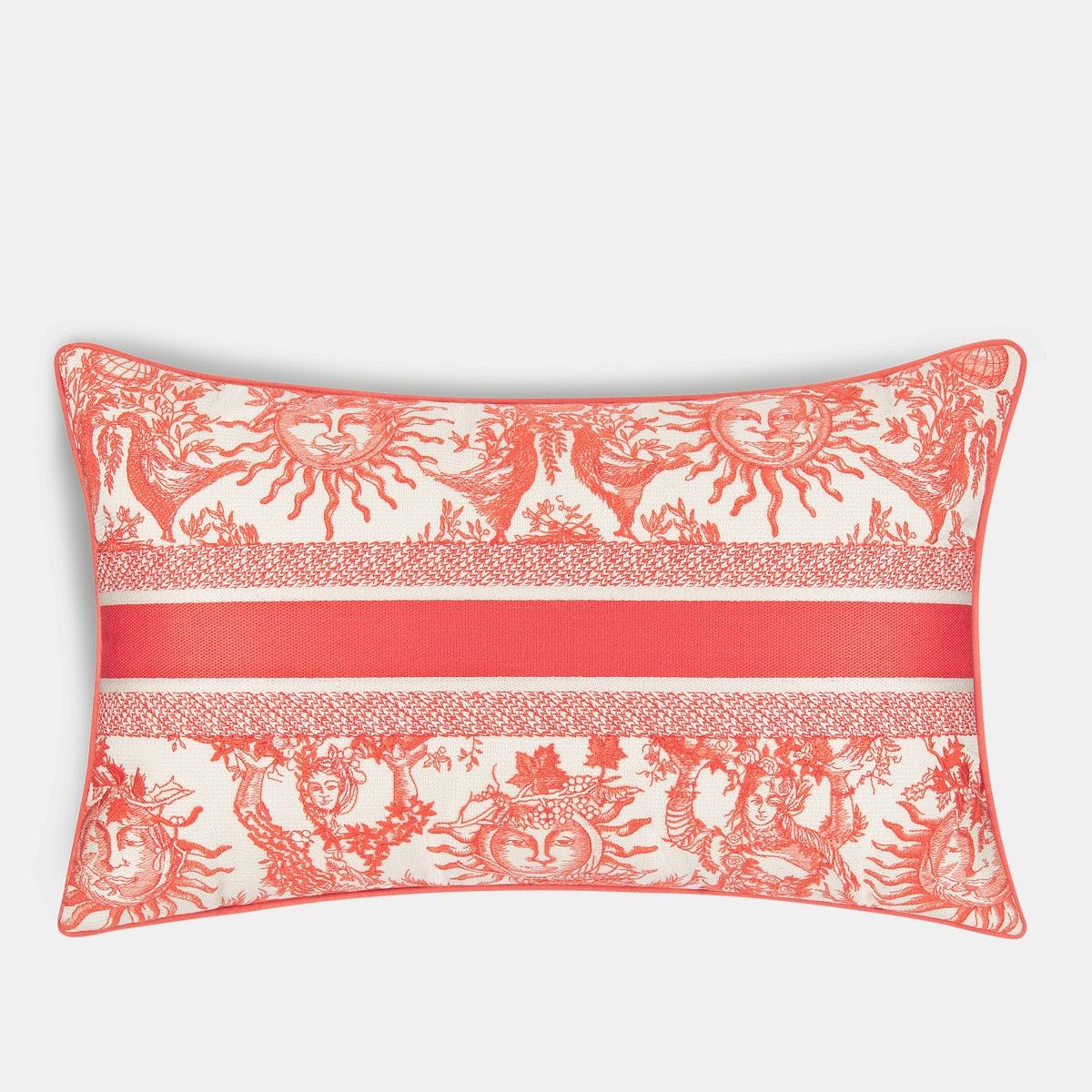 Dior o1bcso1str0226 Size:OS/Revtangular Pillow in Red/White Size ONE SIZE - 2 Thumbnail