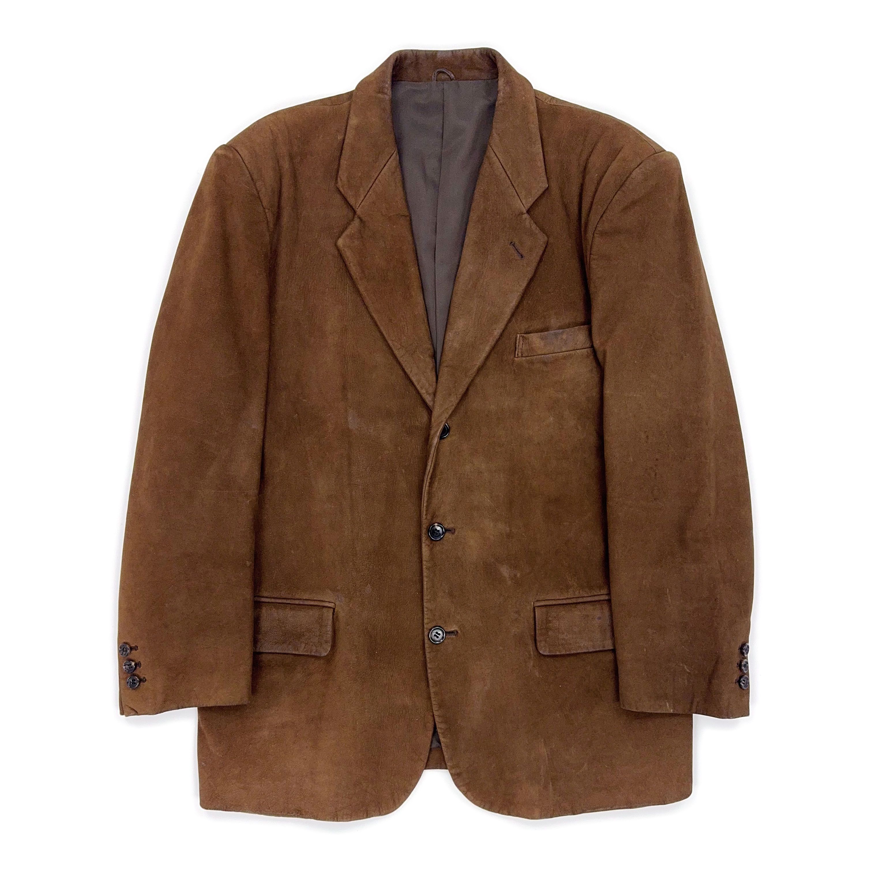 AW89 Oversized Cowhide Leather Blazer