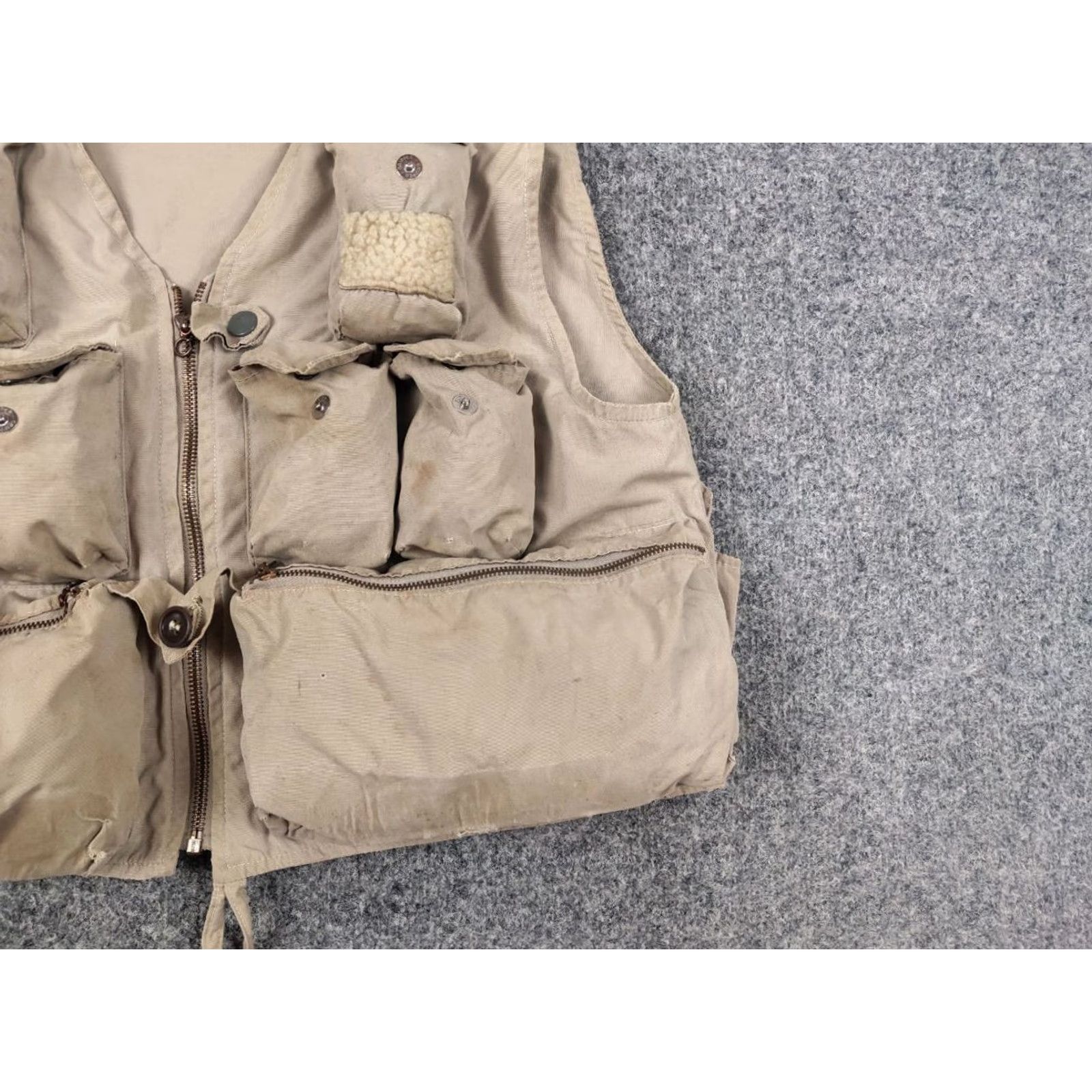 Vintage VINTAGE Masland Tac-L-Pac Fly Hunting Fishing Pockets Vest Shirt Beige 1940s M Gentlemen Outdoors Mens Size US M / EU 48-50 / 2 - 5 Thumbnail