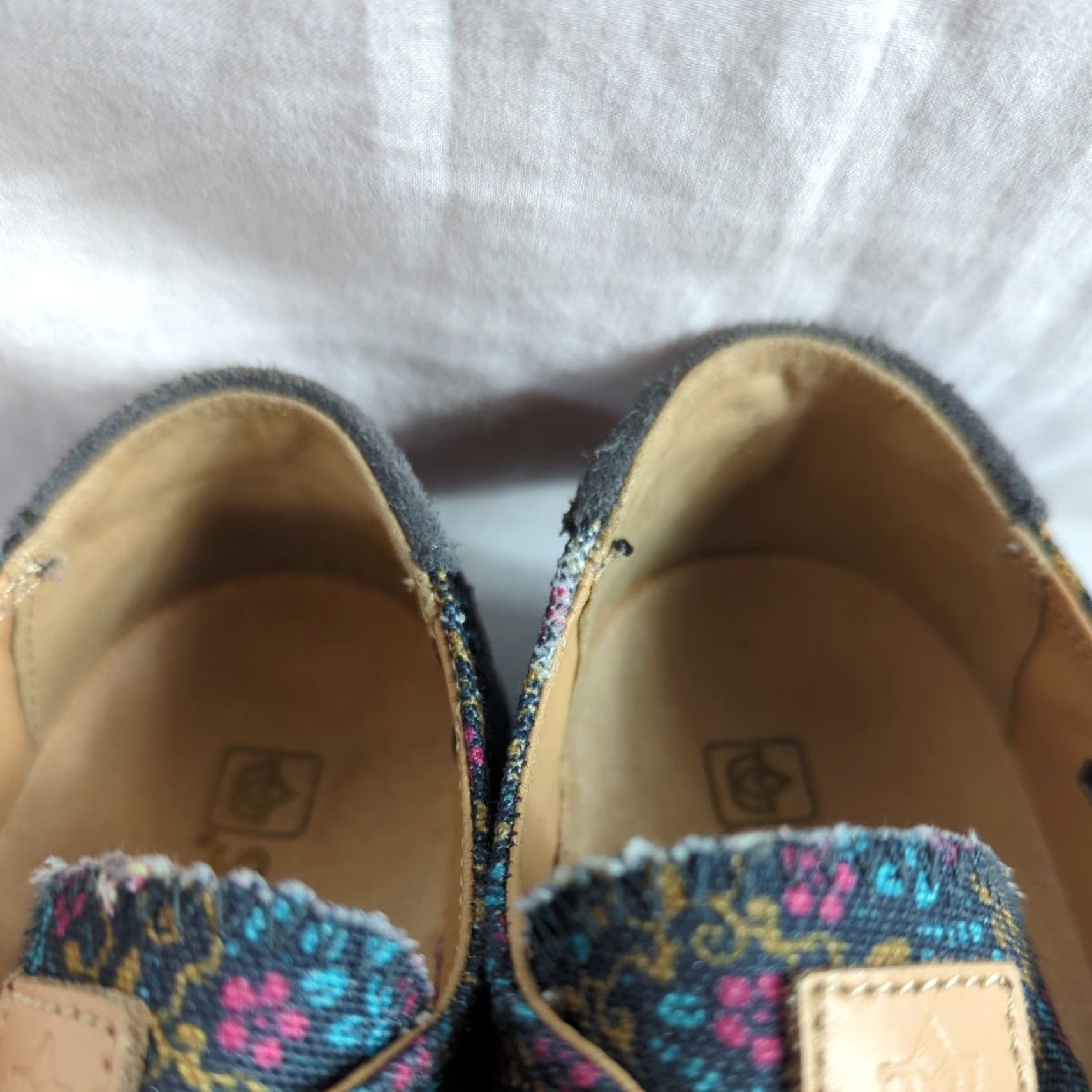Vintage Spenco Womens Slip-On Sneaker Canvas Floral B 7.5 Casual Shoes Blue Size US 6 / IT 36 - 6 Thumbnail