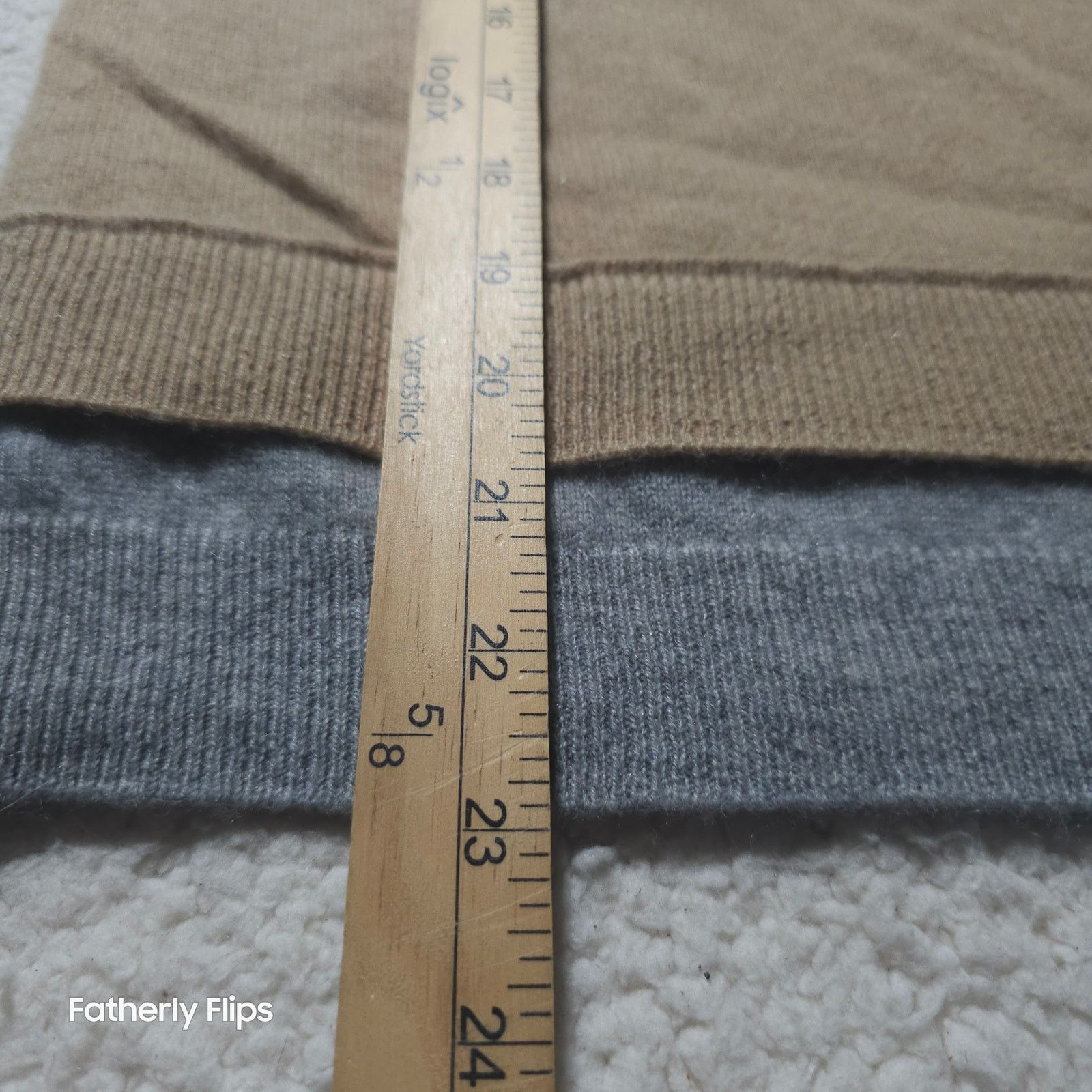 Other Halogen 100% Cashmere Sweater Small Petite Tan Gray Mixed Size S / US 4 / IT 40 - 5 Thumbnail