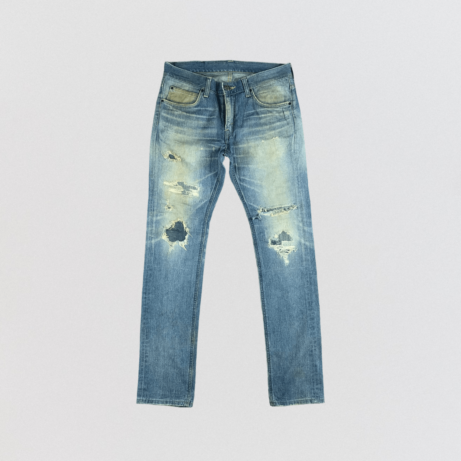 Lee × Vintage Vintage Light Wash Lee Jeans-JM2147 Size US 33 - 1 Thumbnail