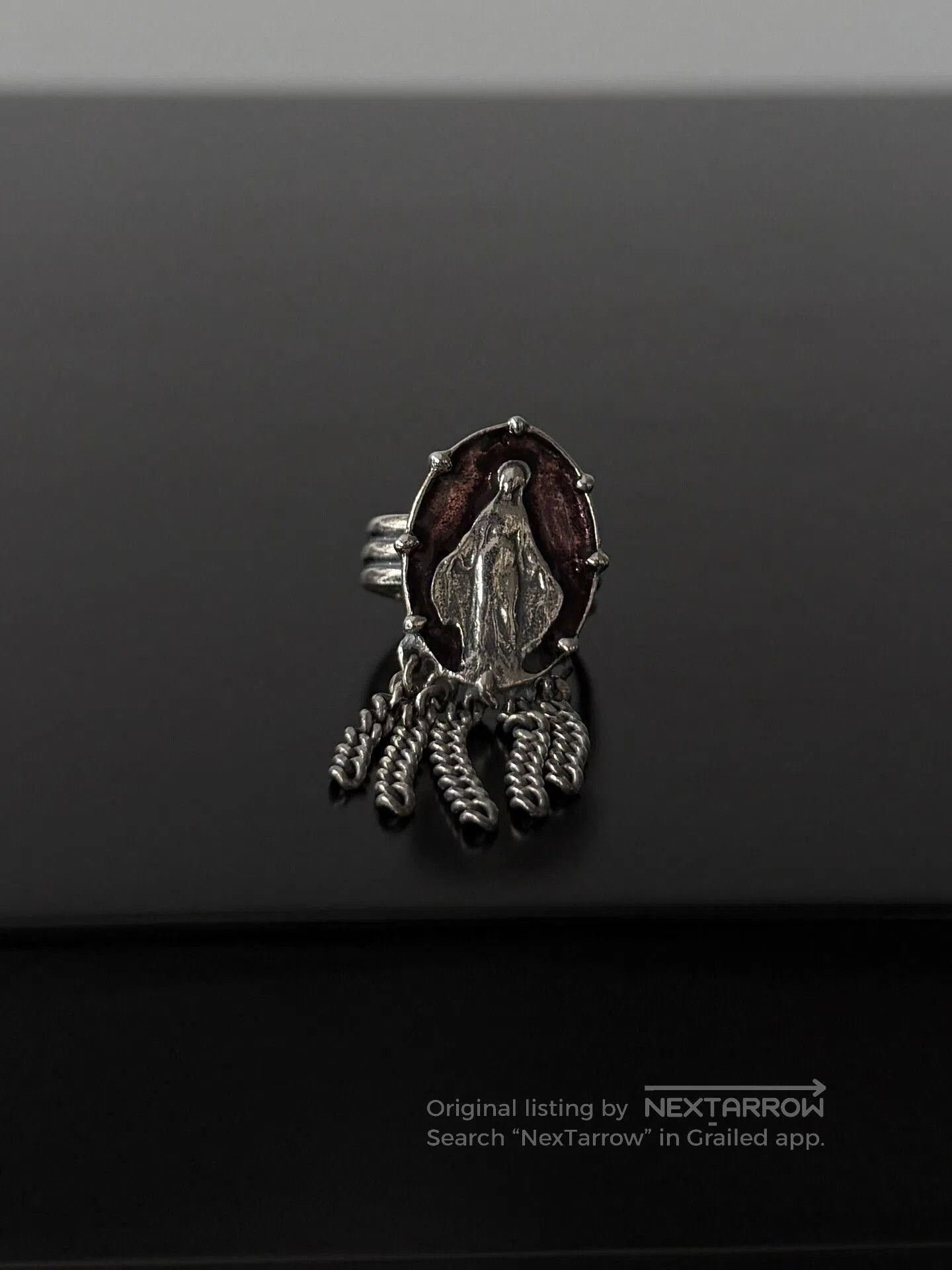 Jean Paul Gaultier Jean Paul Gaultier Amber Pendant Ring. Size ONE SIZE - 1 Thumbnail
