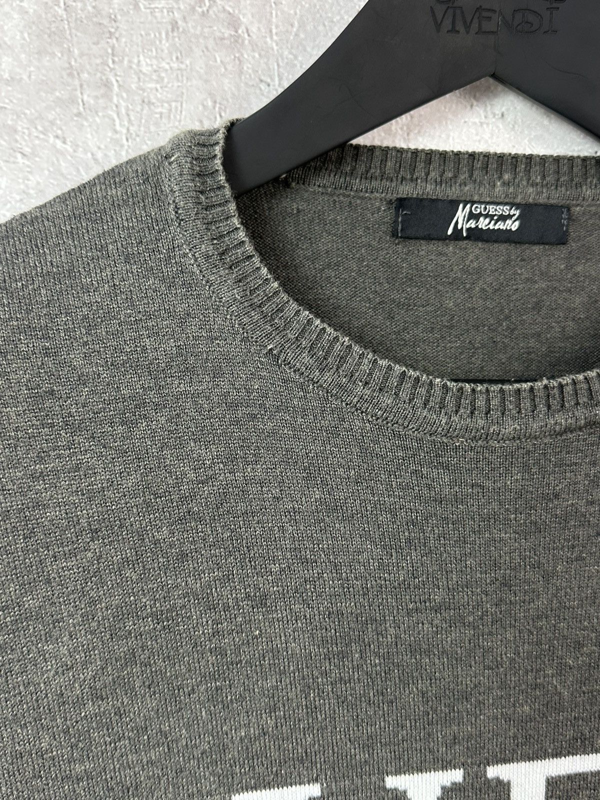 Guess Vintage Guess Marciano Grey Cotton Men’s Sweater Size US M / EU 48-50 / 2 - 6 Thumbnail