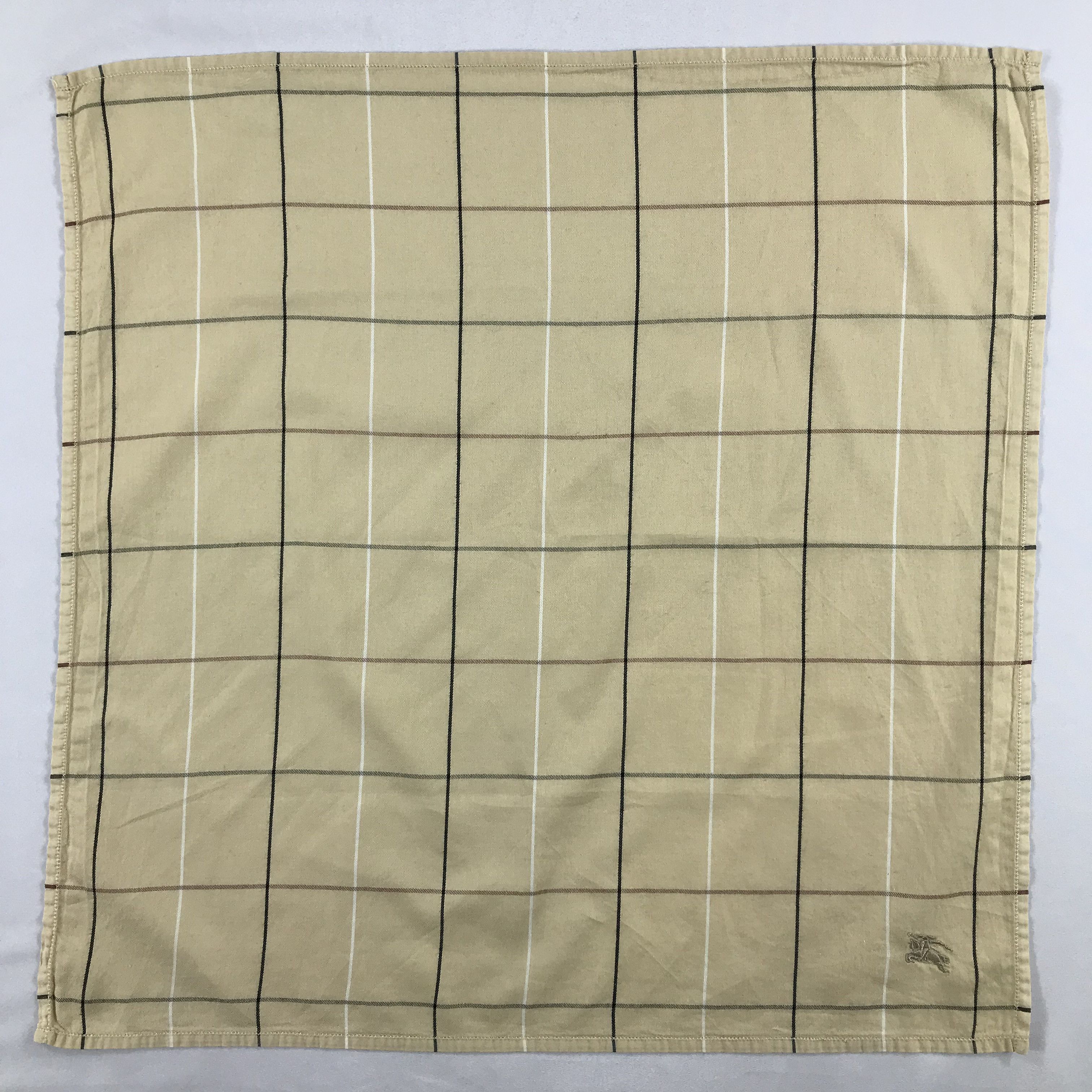 Burberry × Vintage Burberry Bandana / Handkerchief / Neckerchief - S2495 Size ONE SIZE - 1 Thumbnail