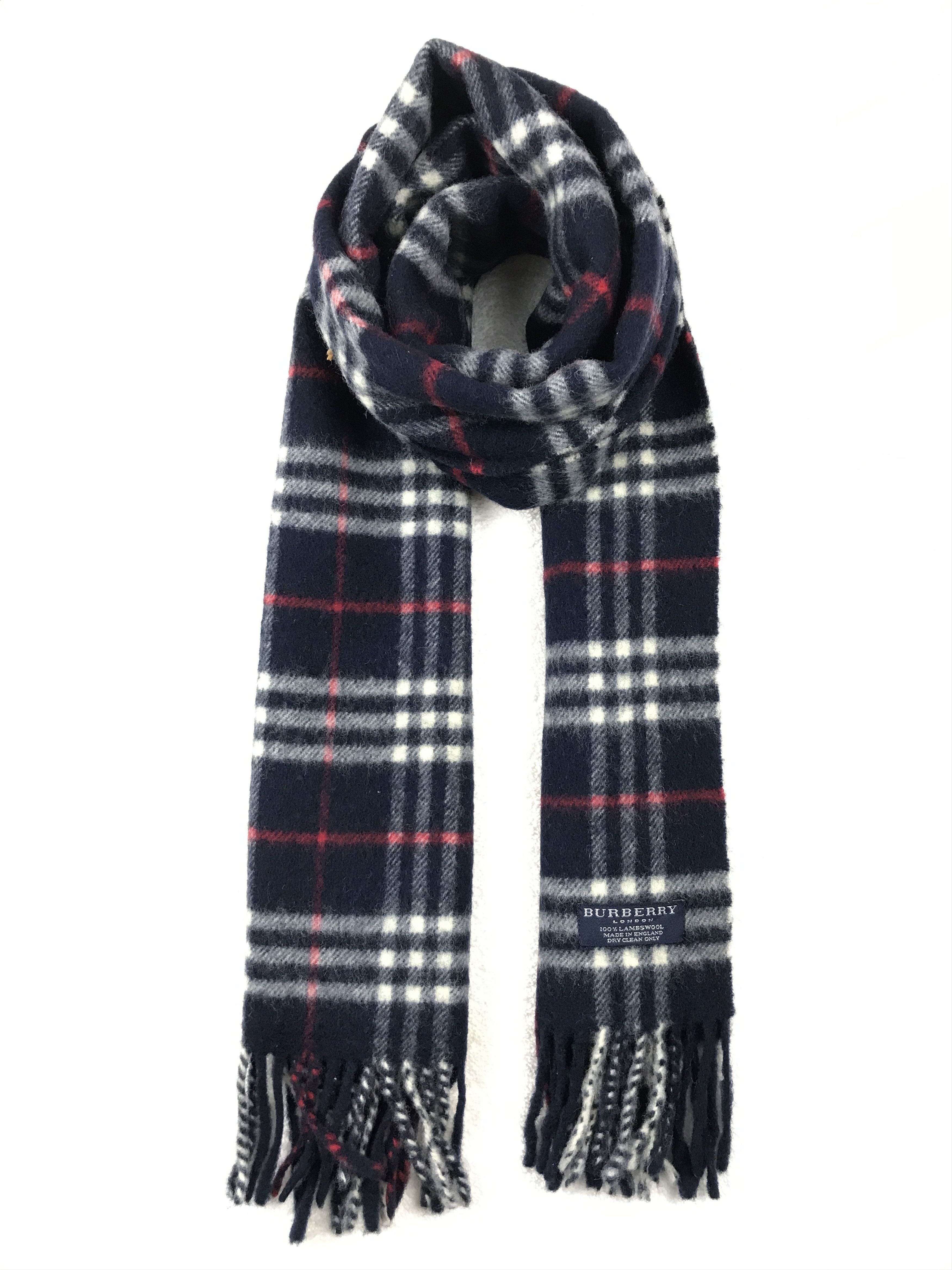 Burberry × Vintage Vintage Burberry Scarf Muffler Wool Cashmere Novacheck Size ONE SIZE - 1 Thumbnail