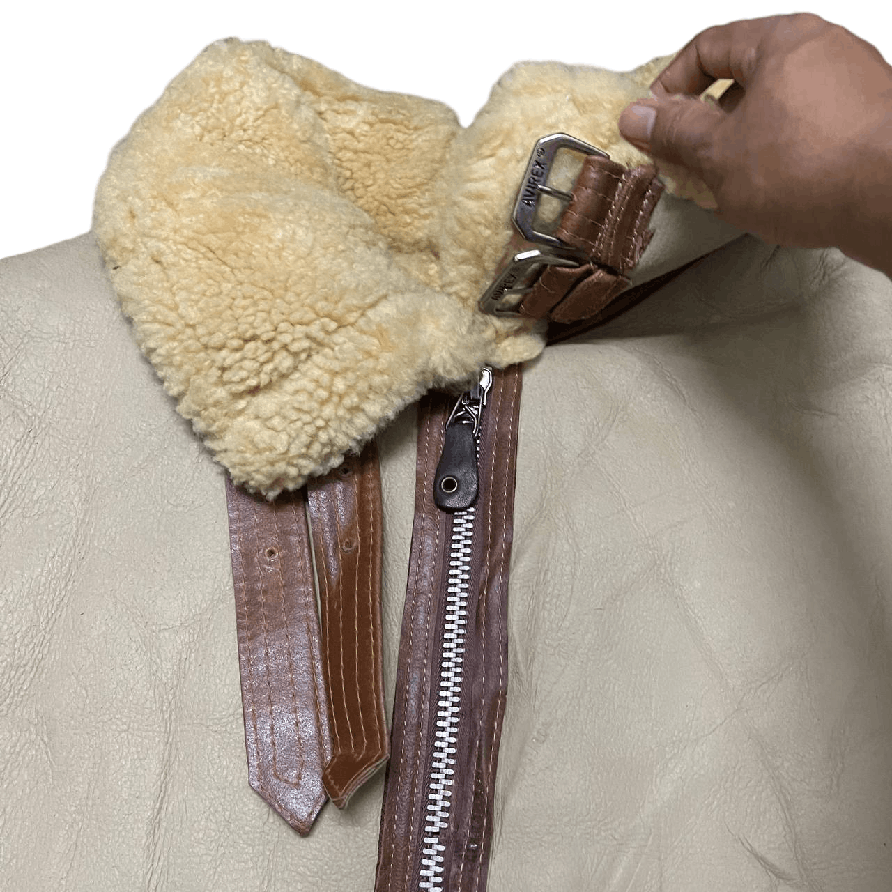 Avirex Vintage Avirex Sheepskin Coat Shearling Leather Jacket B3 Size US M / EU 48-50 / 2 - 5 Thumbnail