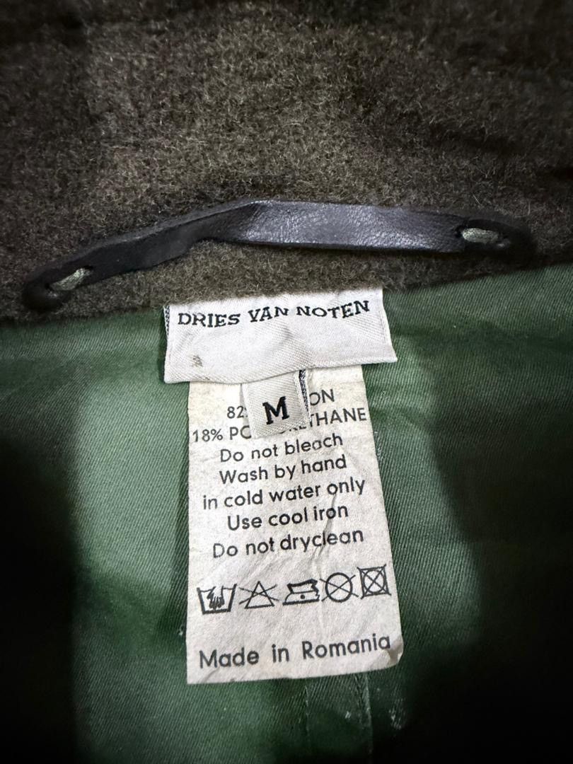 Dries Van Noten Vtg💥Luxury 90’s Dries Van Noten Pu Waterproof Olive Green Size US M / EU 48-50 / 2 - 22 Thumbnail