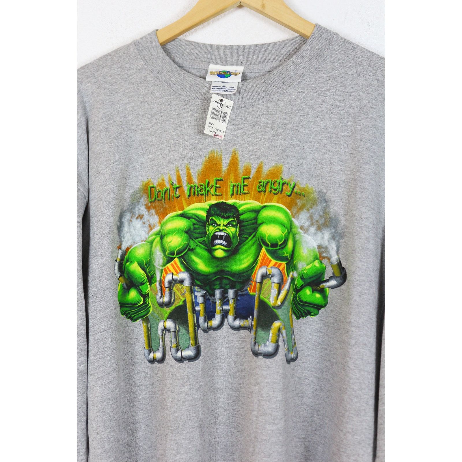 Marvel Comics Vintage Hulk Marvel Comics Universal Studios T-shirt 90s Size US XL / EU 56 / 4 - 2 Thumbnail