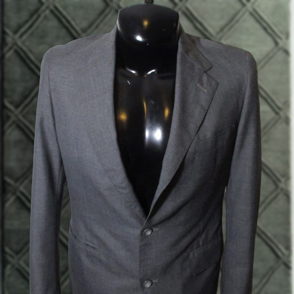 Brooks Brothers BROOKS BROTHERS Vintage Gray "Brooksgate" Blazer Suit Jacket 38L Blazer Mens Wool Size 38R - 1 Thumbnail