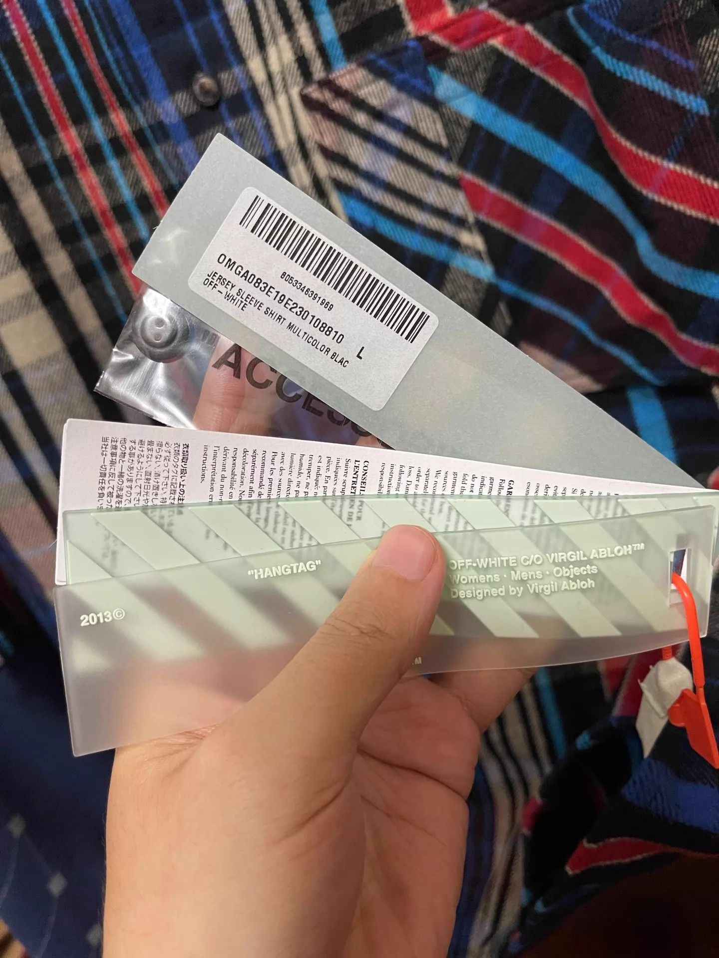 Off-White Off-White Color Block Reflective Sleeve Oversized Jacket Size US L / EU 52-54 / 3 - 8 Thumbnail
